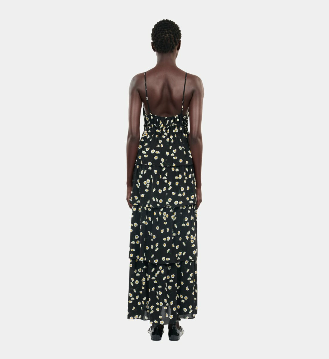 Robe Longue Avec Imprimé Fleuri Femme