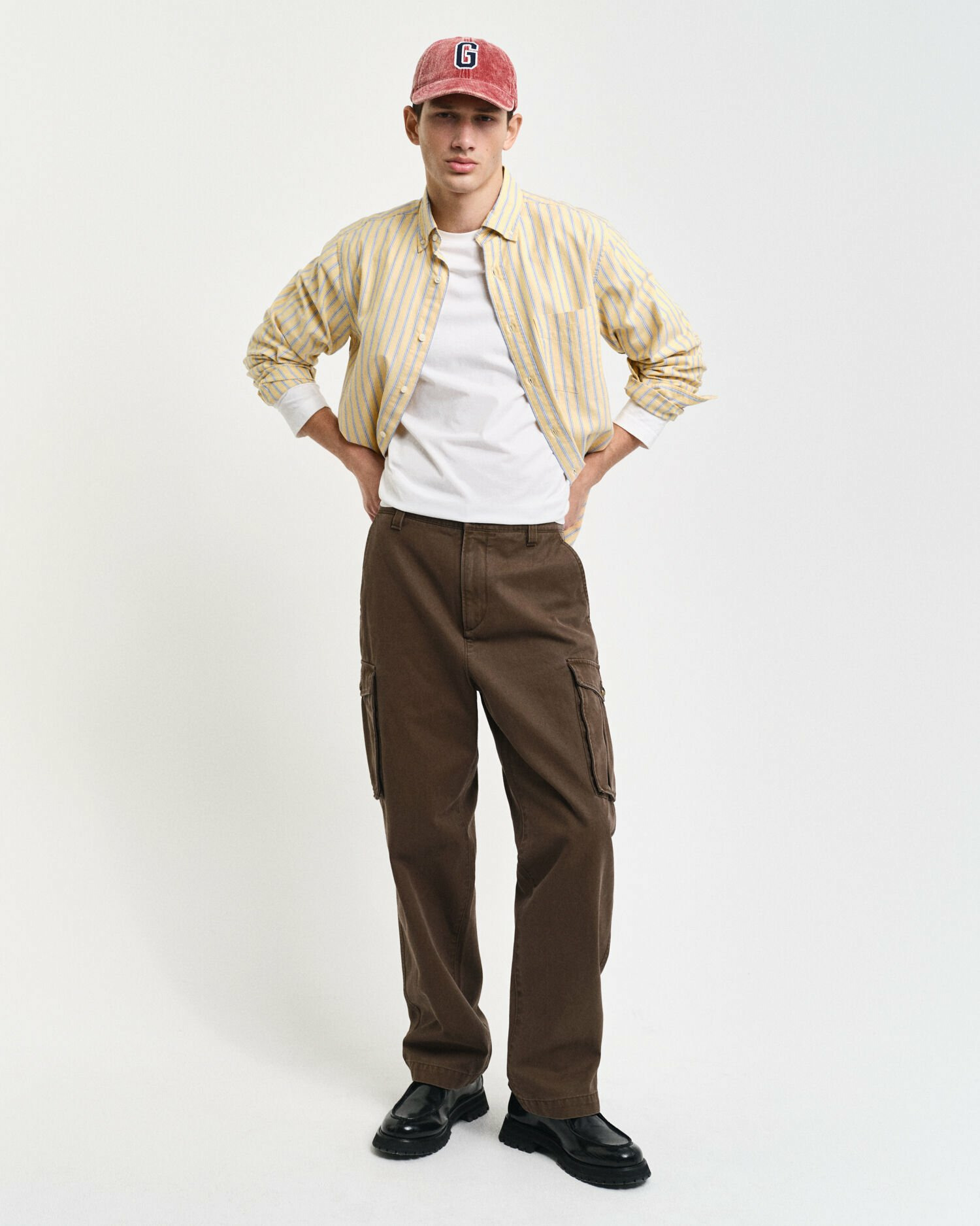 Regular Fit Cotton Twill Cargo Pant