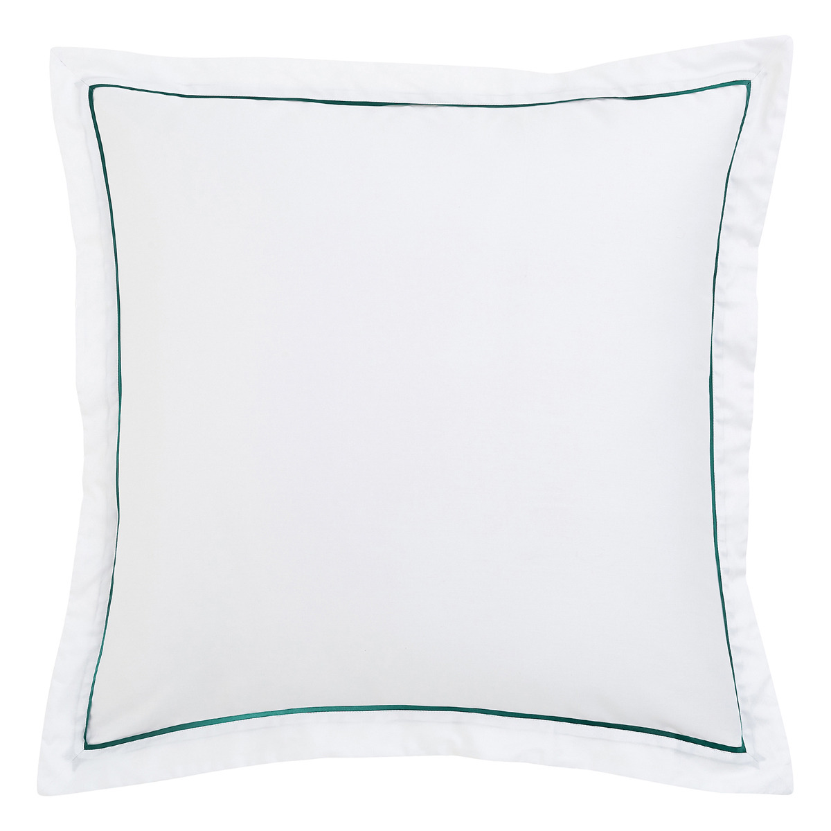 TAIE D'OREILLER | Breteuil - Blanc/Vert