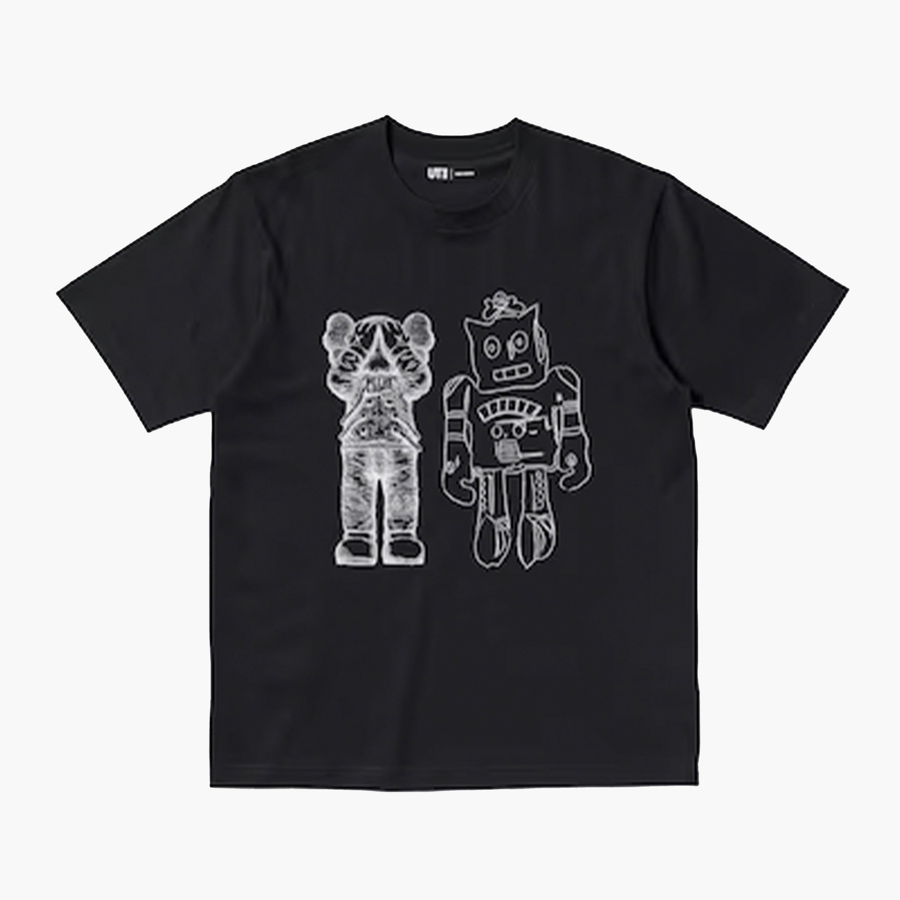 Kaws T-shirt - Graphic Robot KAWS x Warhol - Black