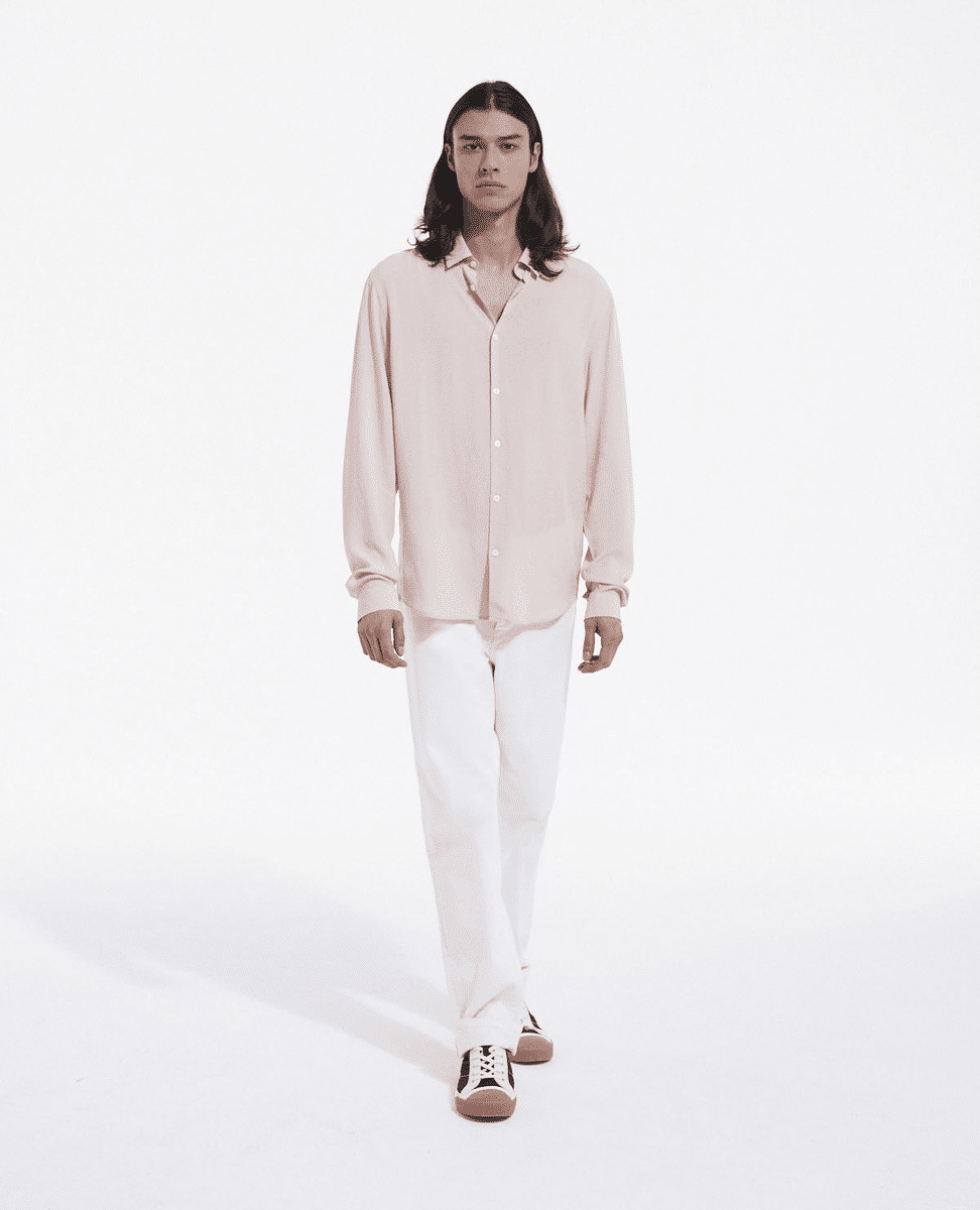 Chemise Slim Decintree Manches Longues Homme