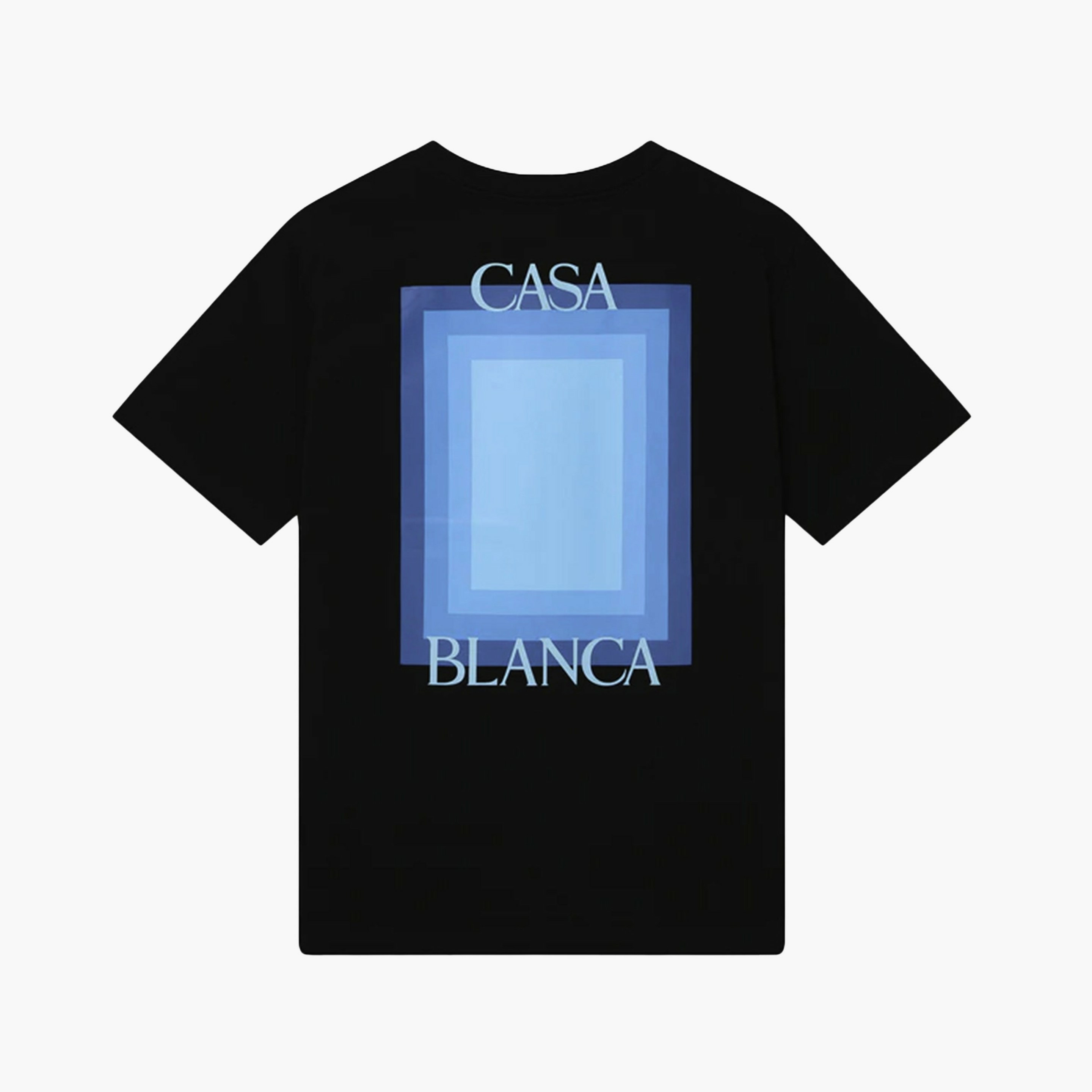 Casablanca T-Shirt Gradient Casa Logo Noir