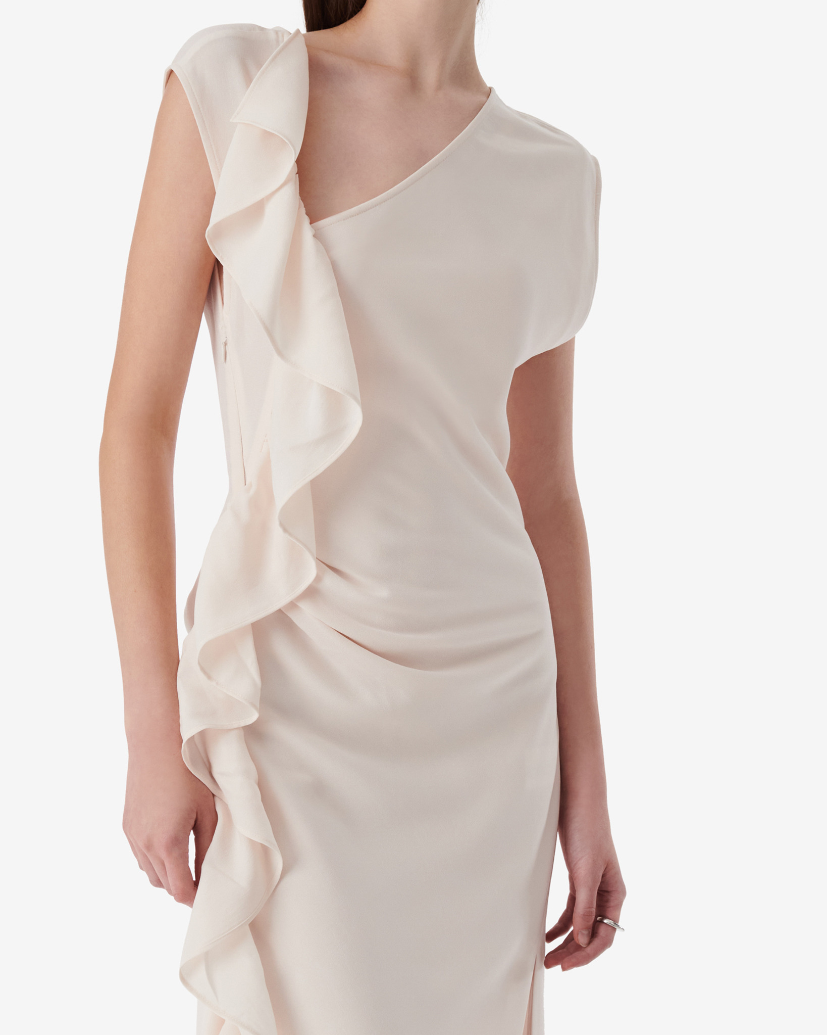 Robe Longue Drapée Sadie