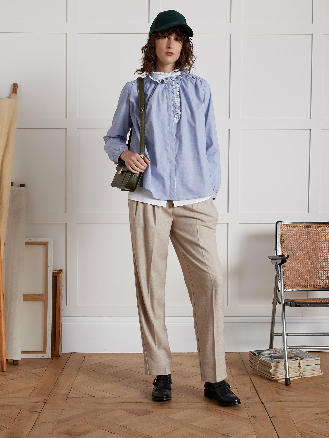CHEMISE RAYE BRODERIE
