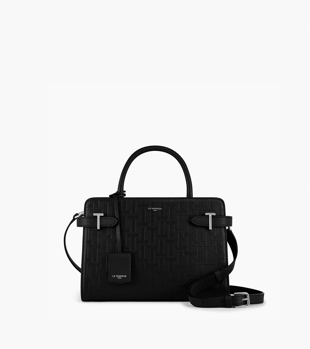 Sac à main moyen modèle Emilie en cuir embossé T