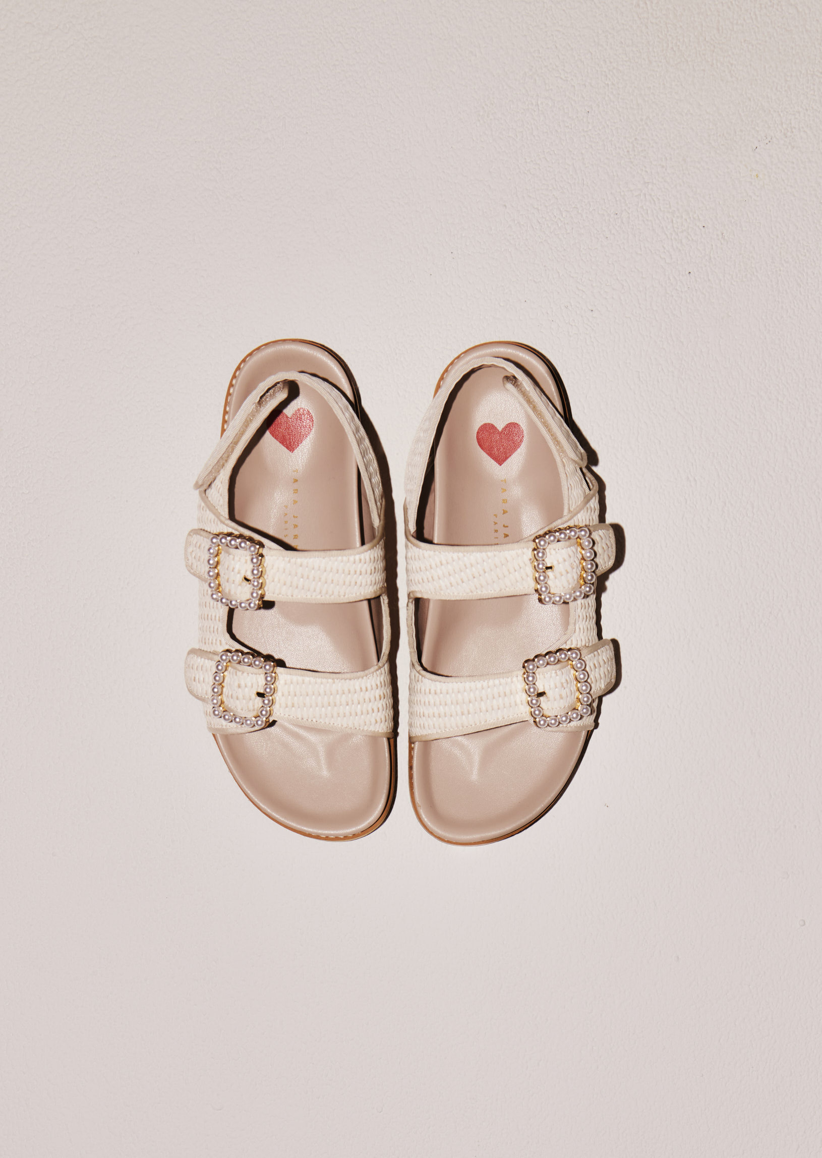 Sandales Karen-Ecru en Rayon