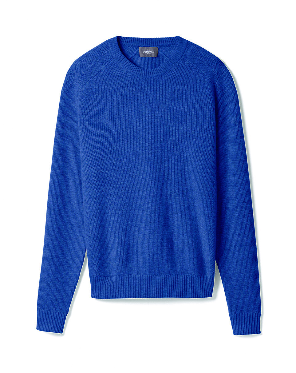 Pull col rond détail chevrons - Homme - GEAI