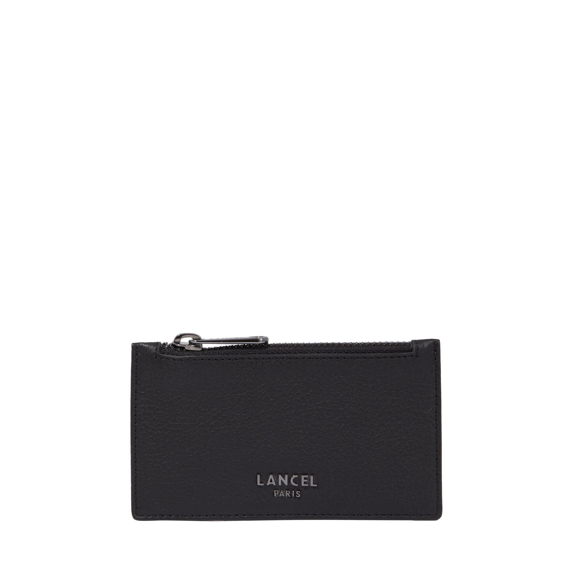 COME DE LANCEL - PORTE-CARTES ZIPPE - Noir
