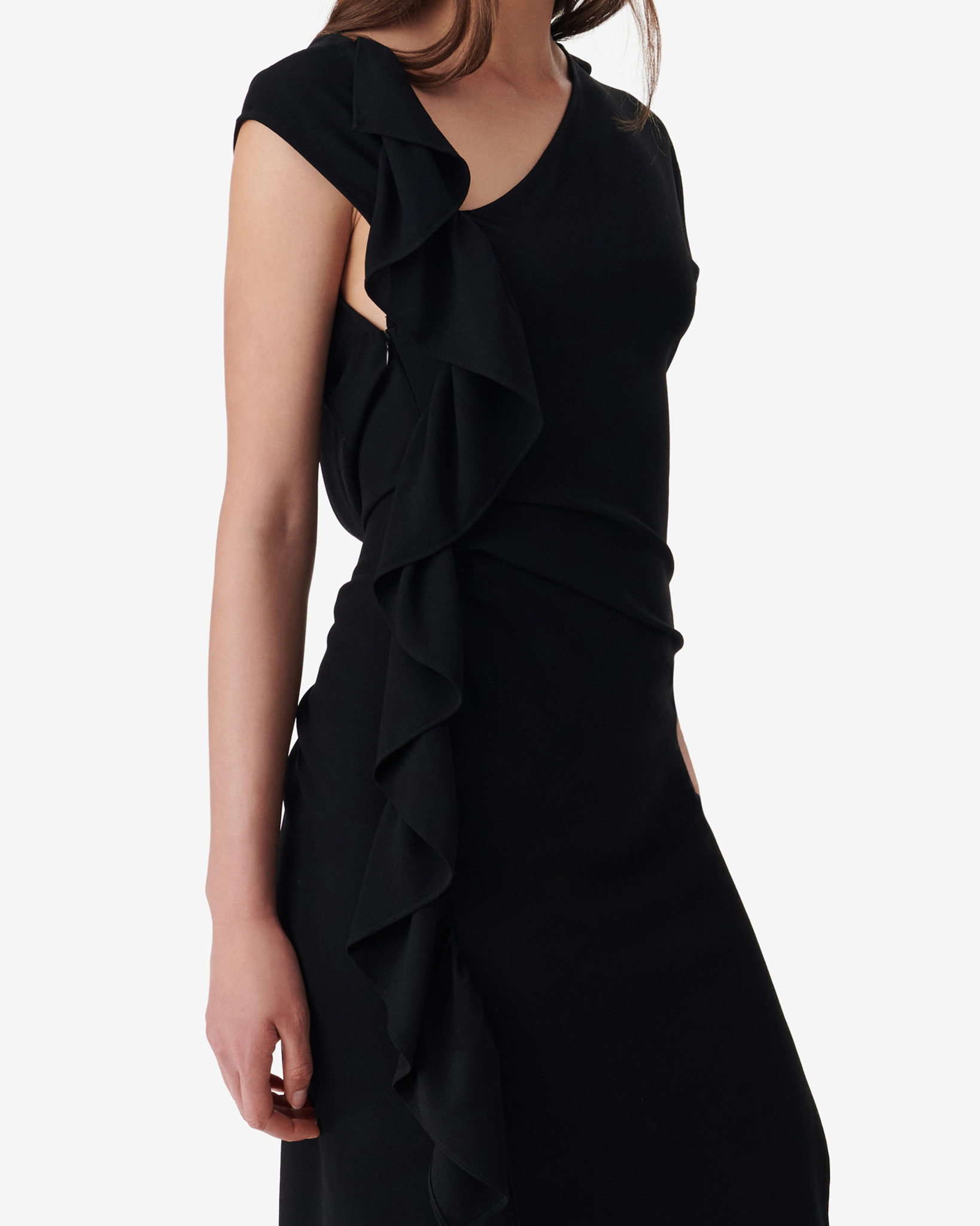 Robe Longue Drapée Sadie