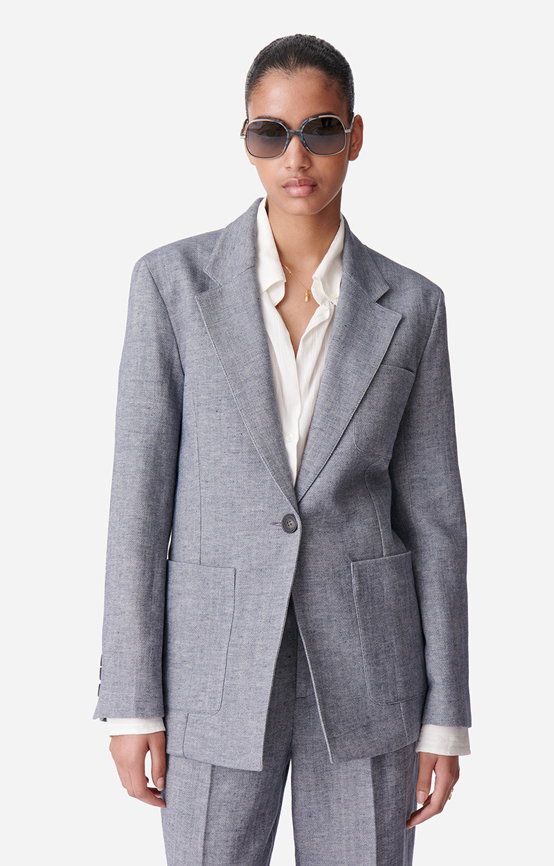 Veste Caline En Coton Et Lin