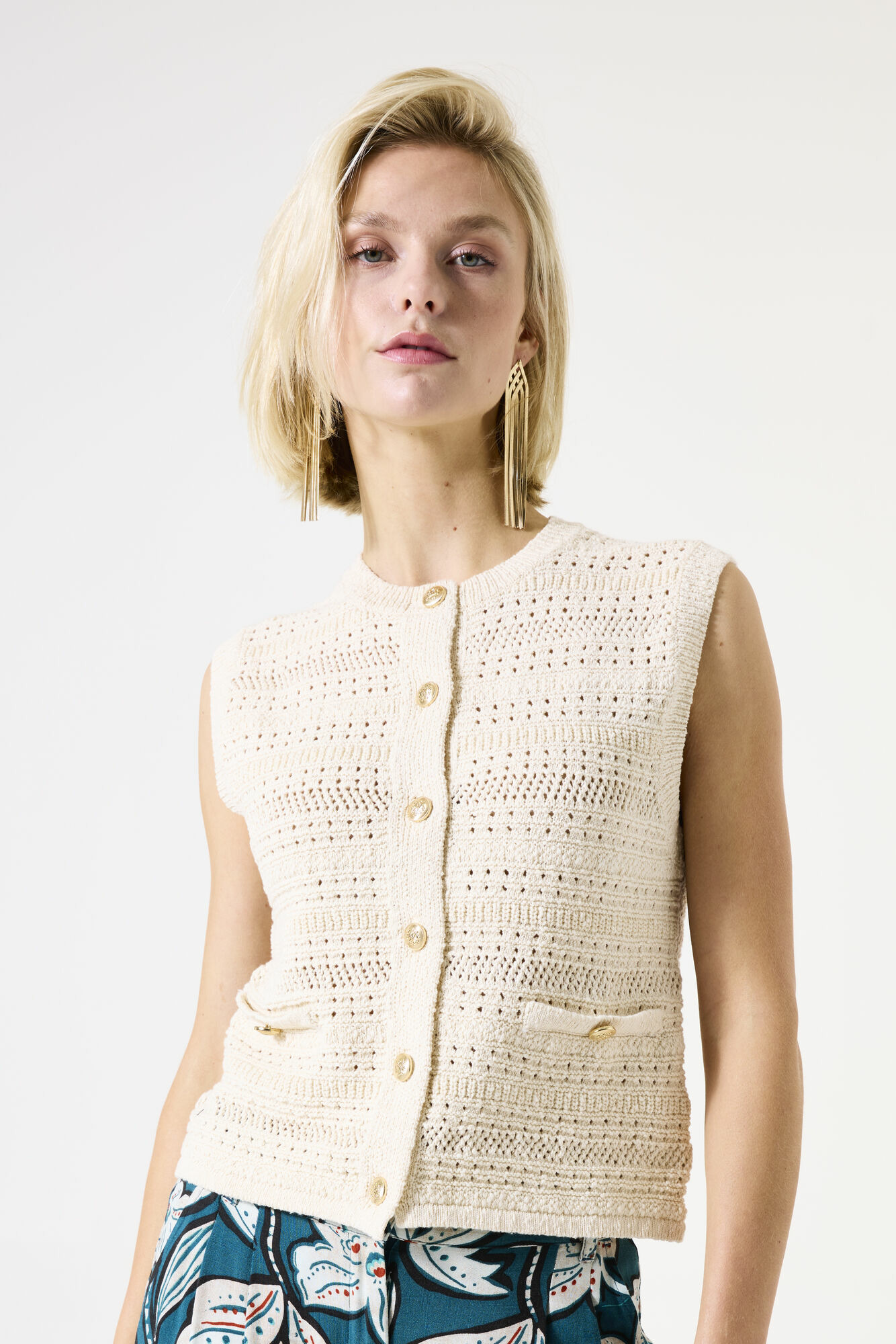 Women Vest White