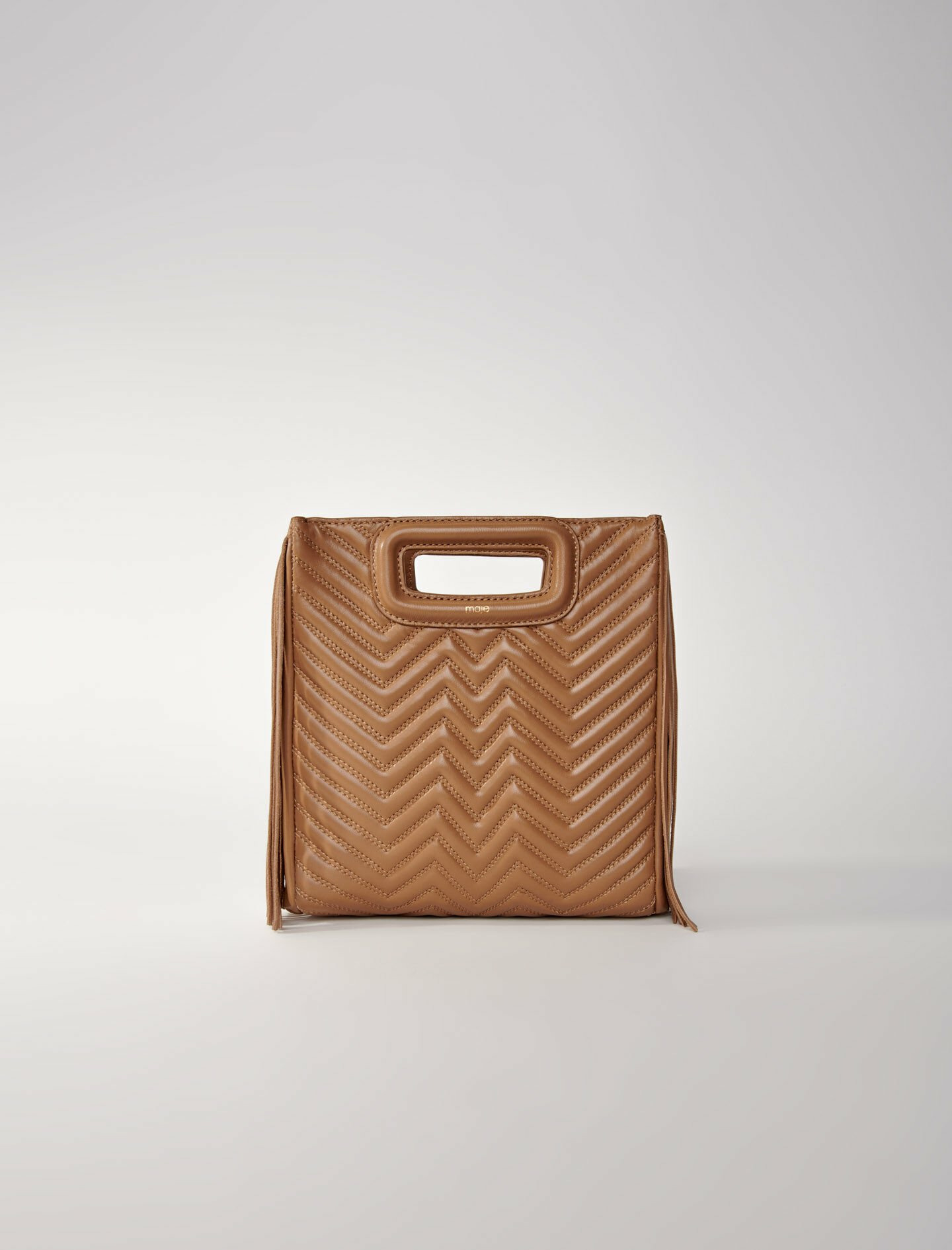 Sac M à franges matelassé