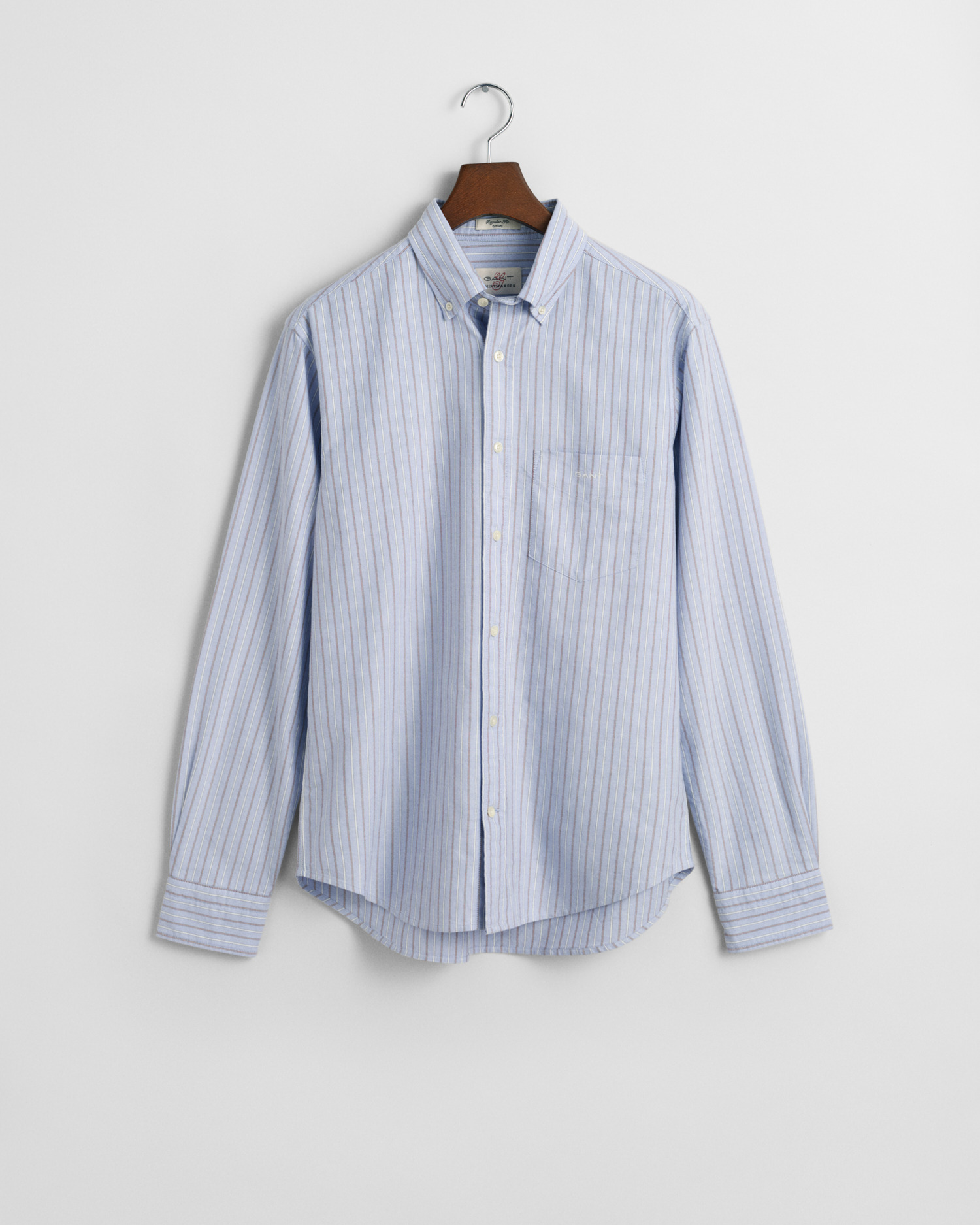 Regular Fit Striped Classic Oxford