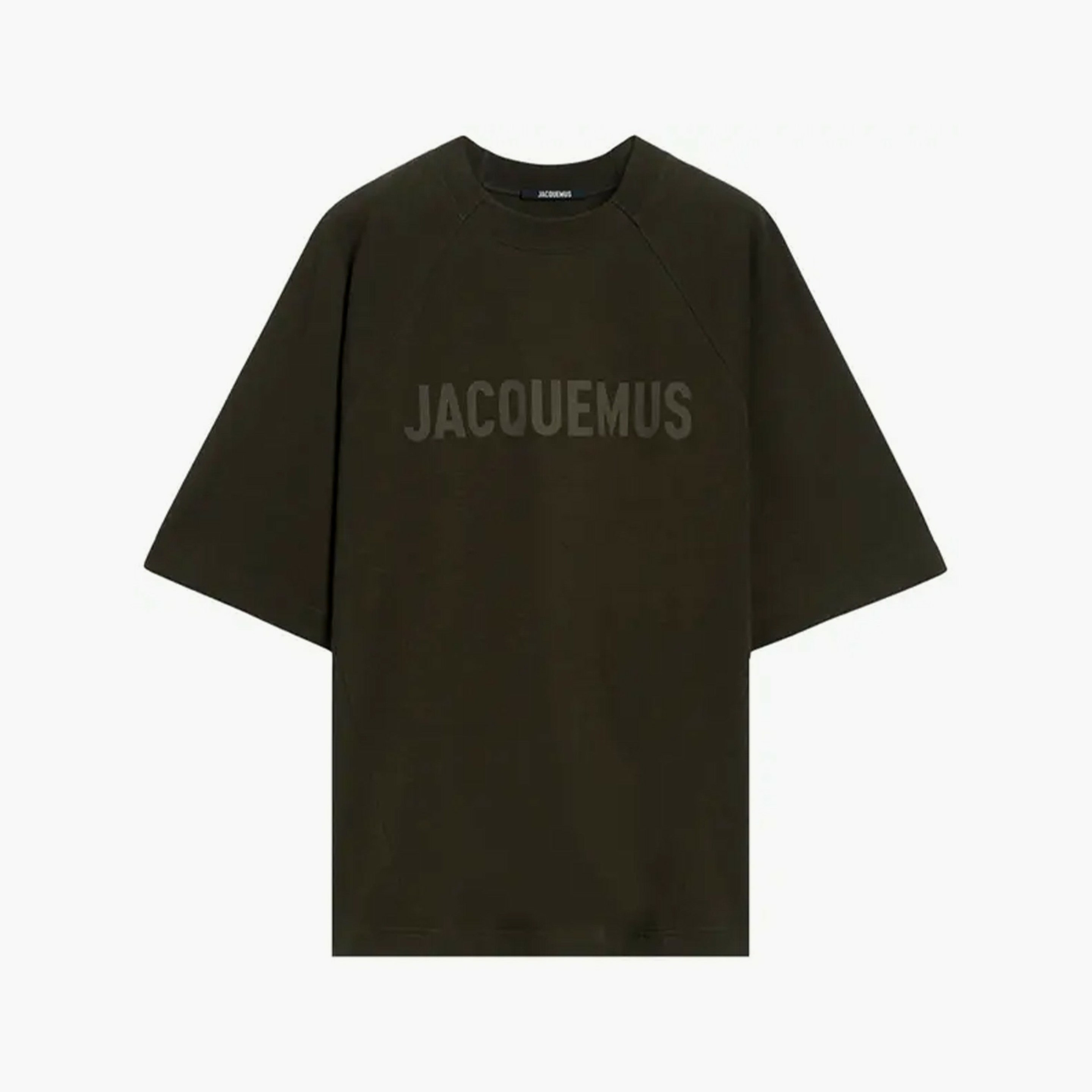 Jacquemus T-shirt Typo Marron
