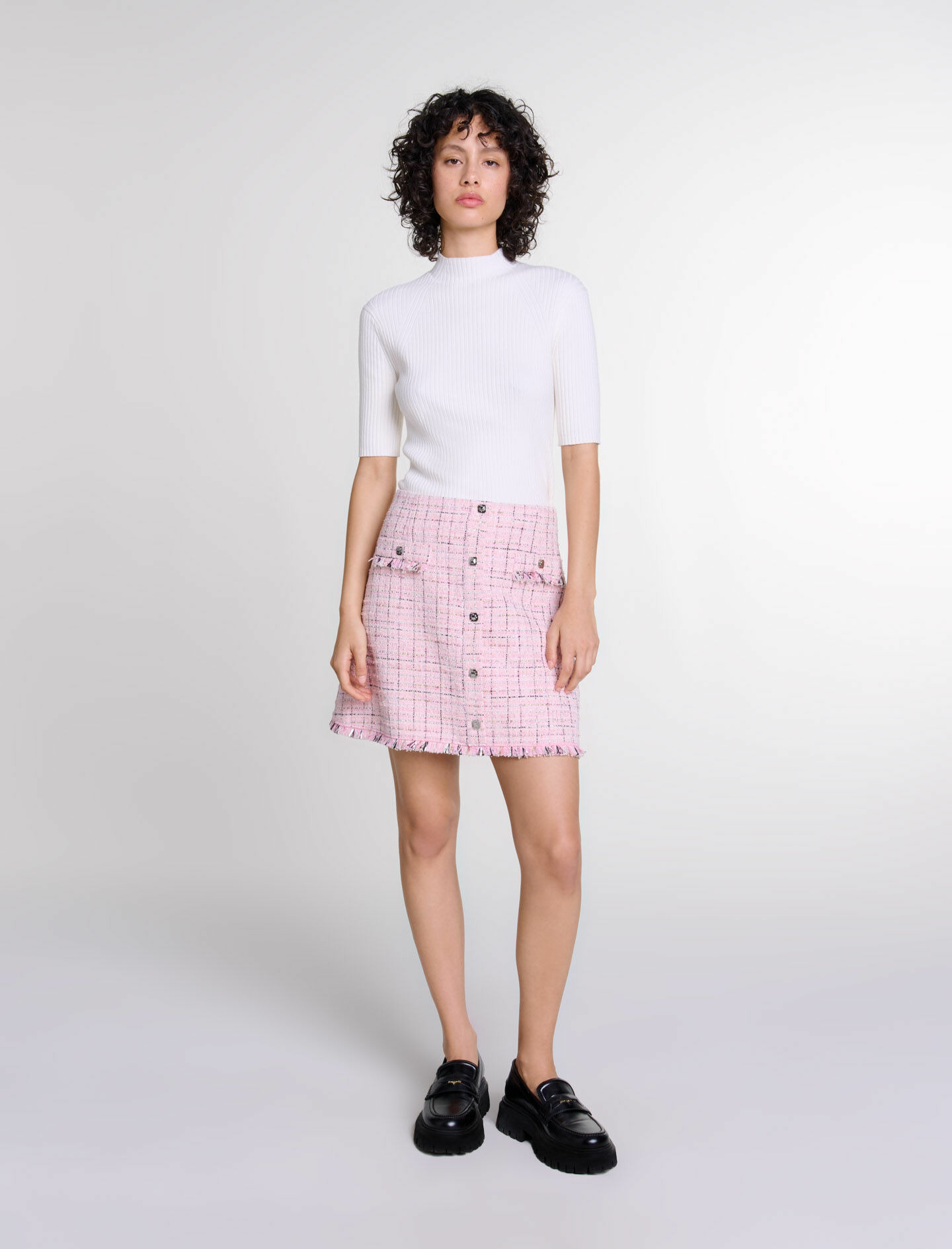 Jupe en tweed