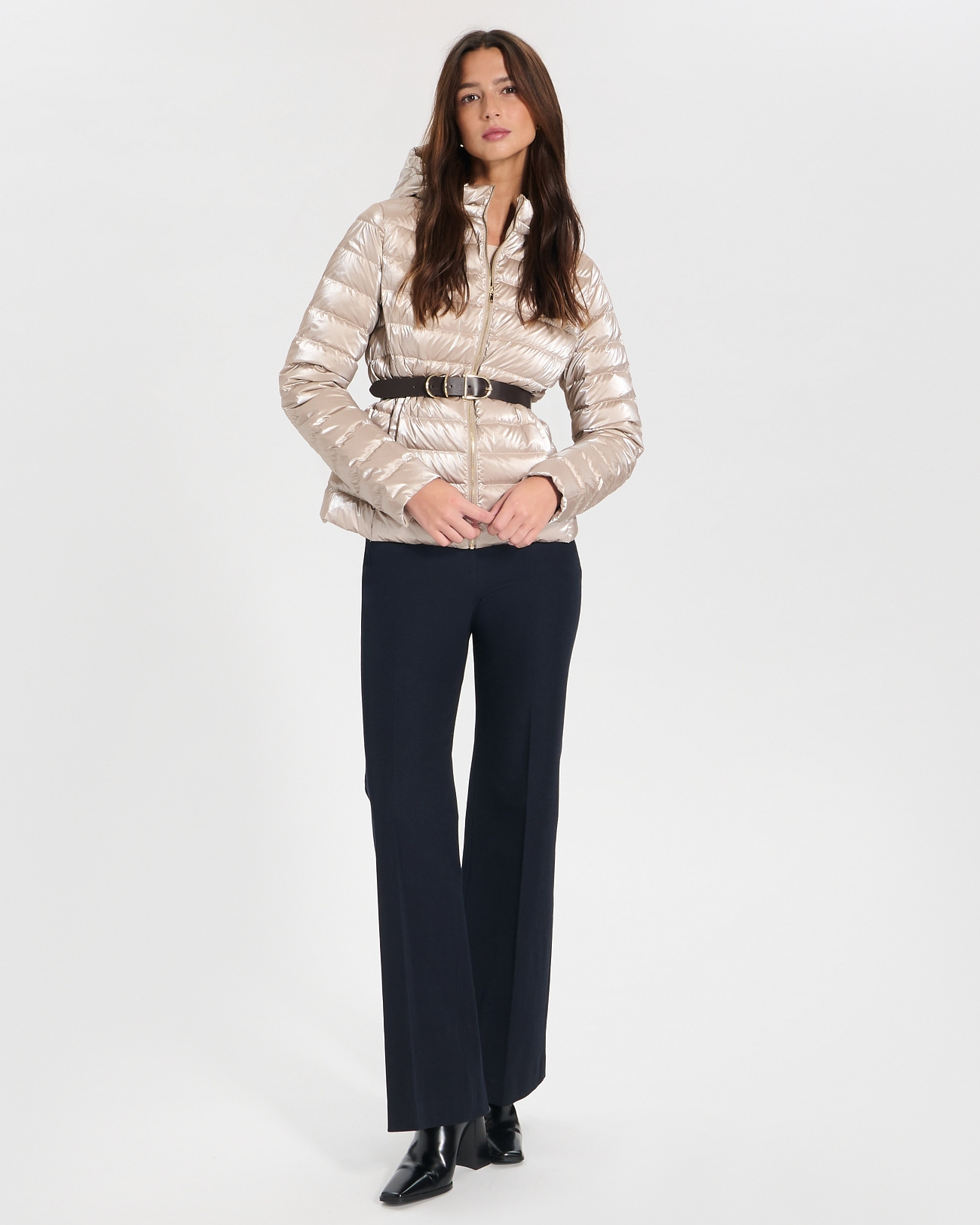 Doudoune Dinaro Marron glacé en Polyamide