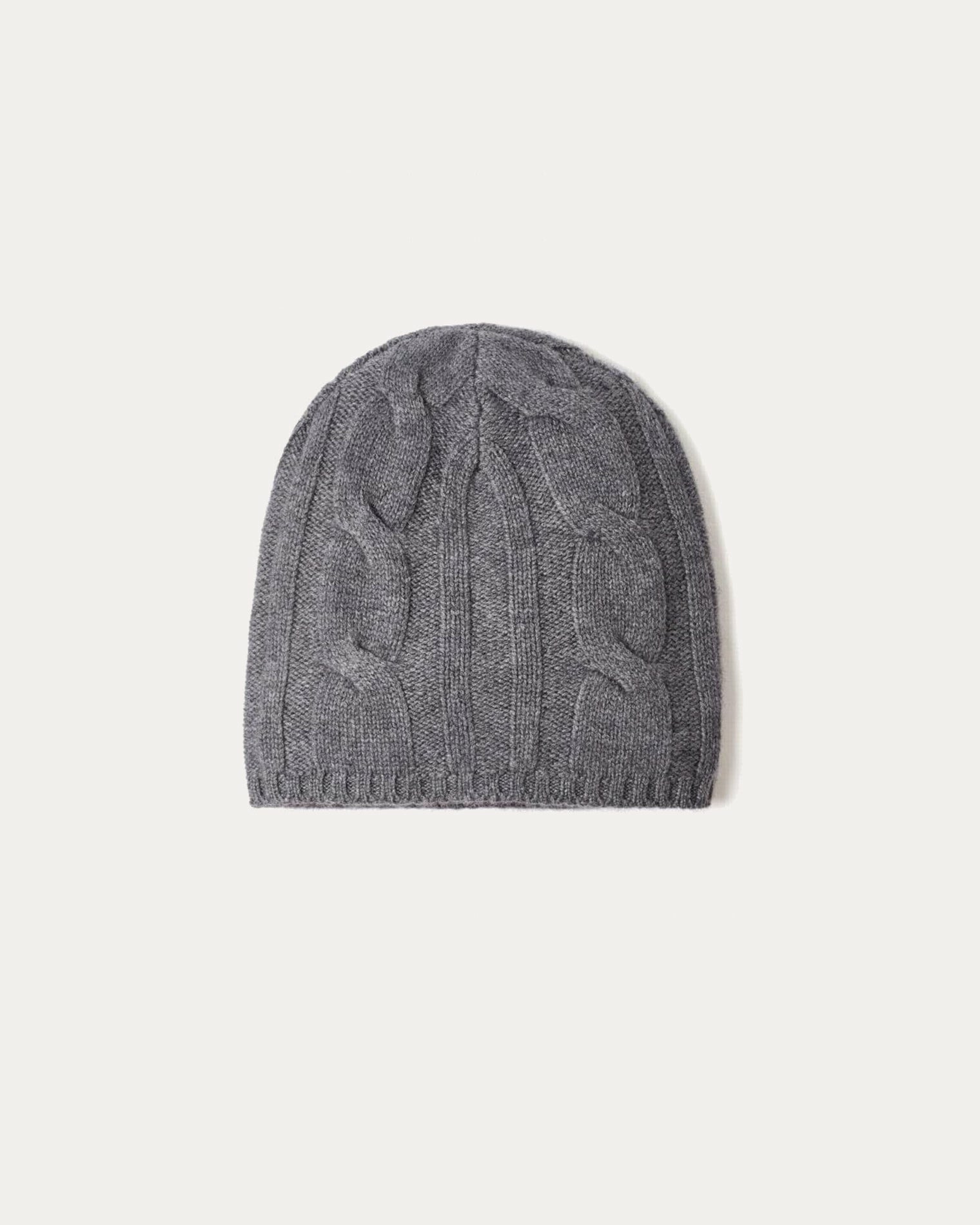 Bonnet LONA Bonnet cachemire uni torsadé