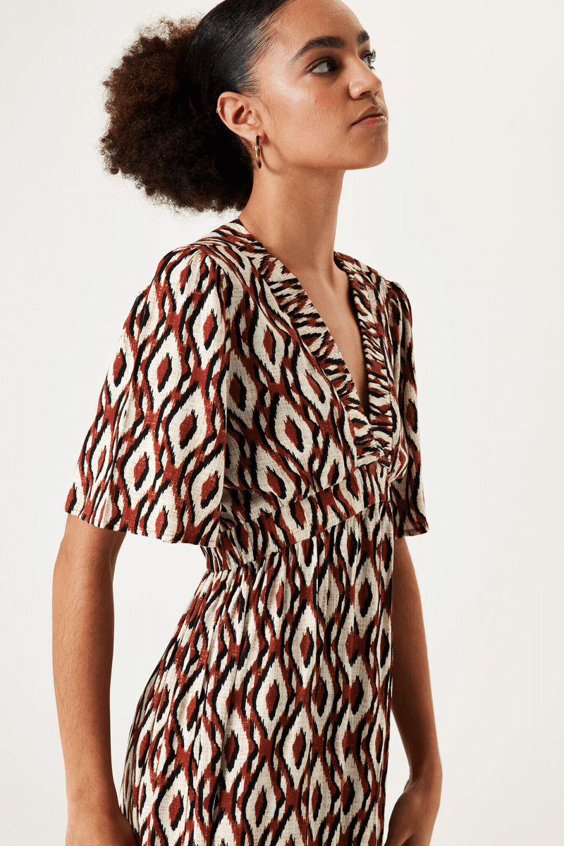 Women Dress Brown