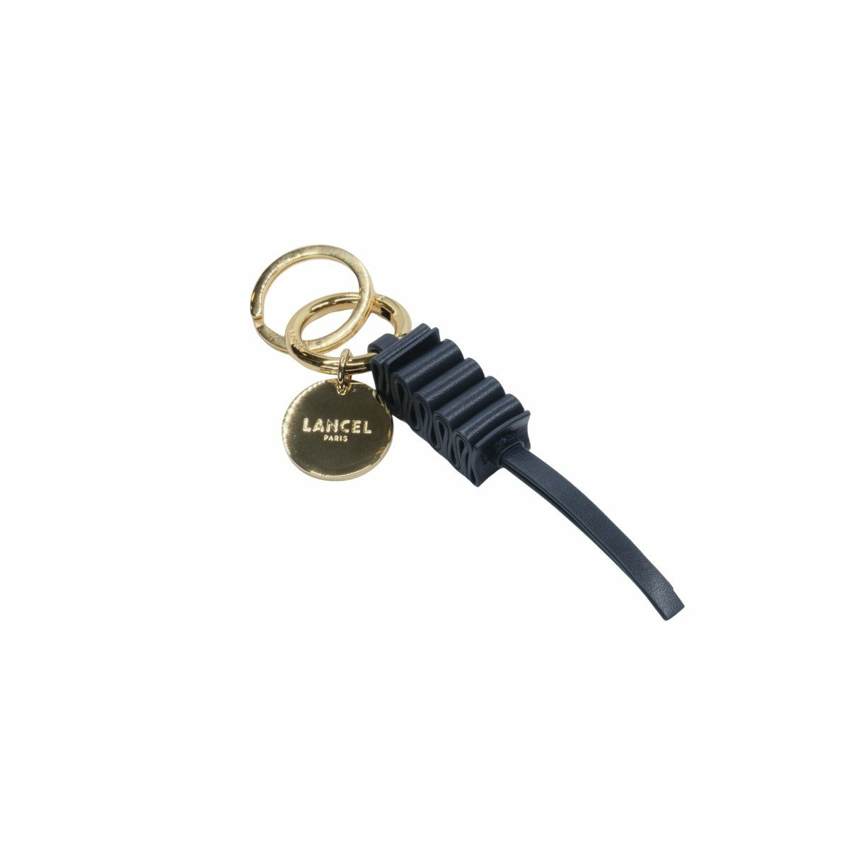 ORIGAMI DE LANCEL - Porte-Cles Tourbillon - BLEU NUIT