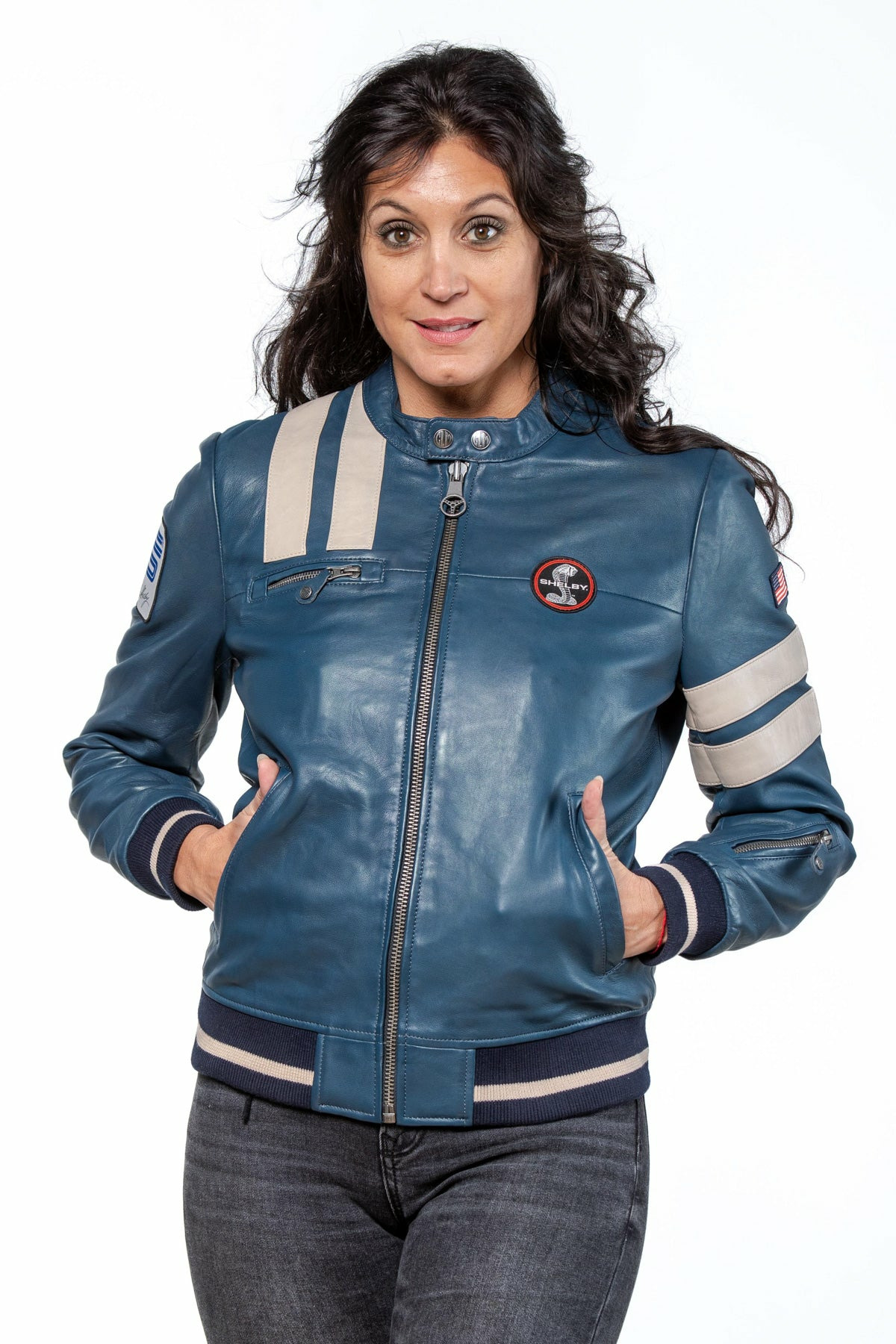 Blouson Cobra Femme Royal Blue