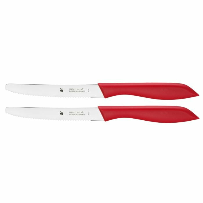 Ensemble de couteaux à snack 2 pièces rouge