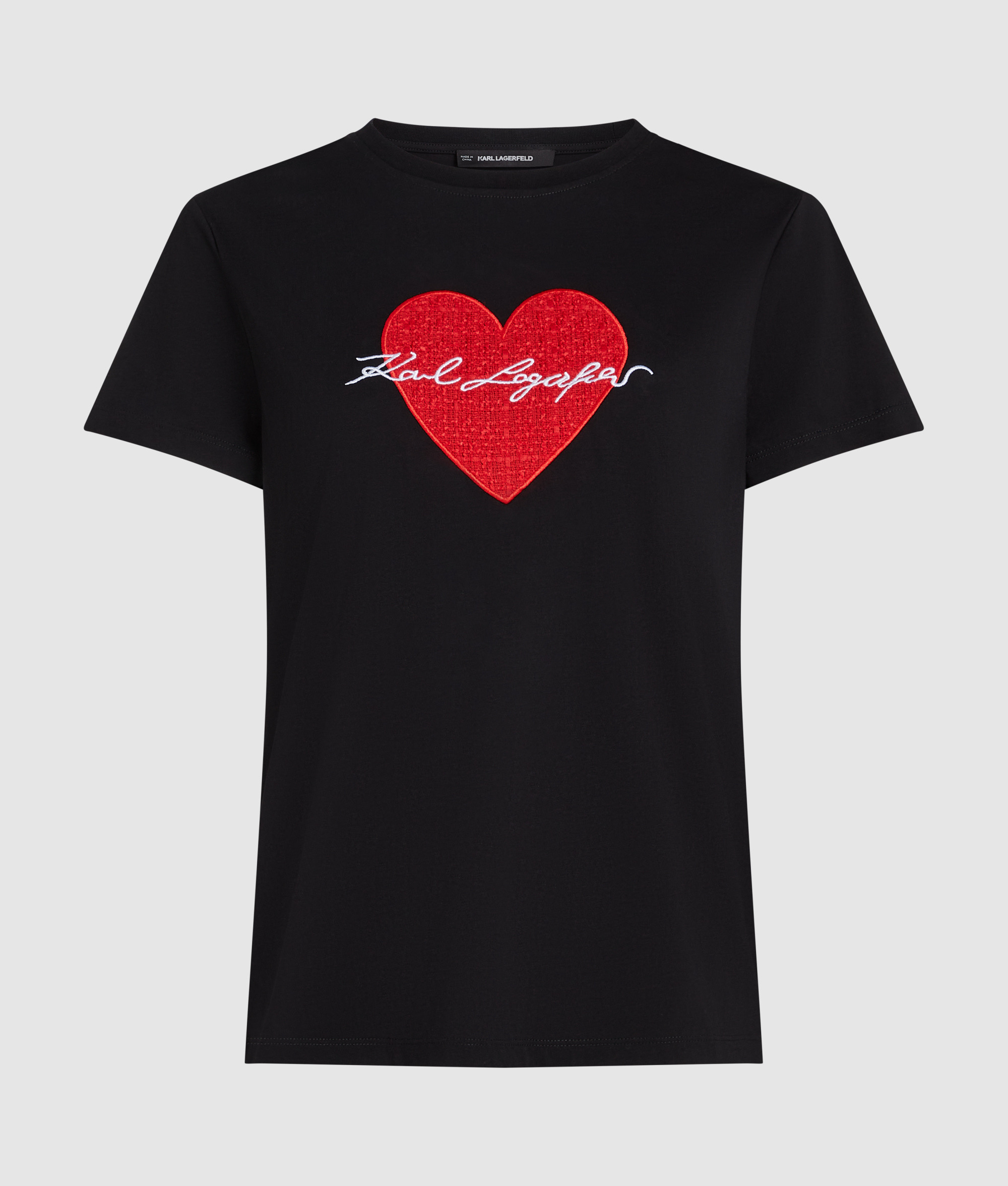 SIGNATURE HEART BOUCLE T-SHIRT