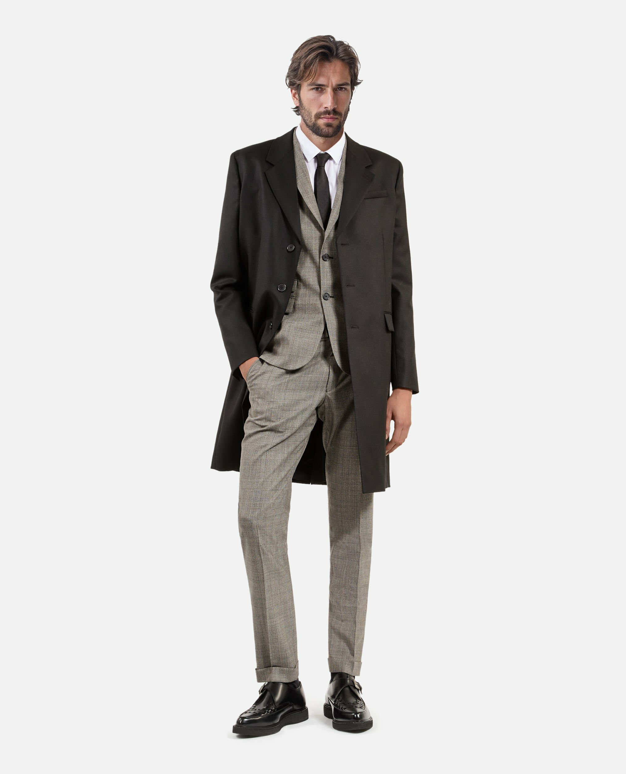 Manteau Long Simple Croisure