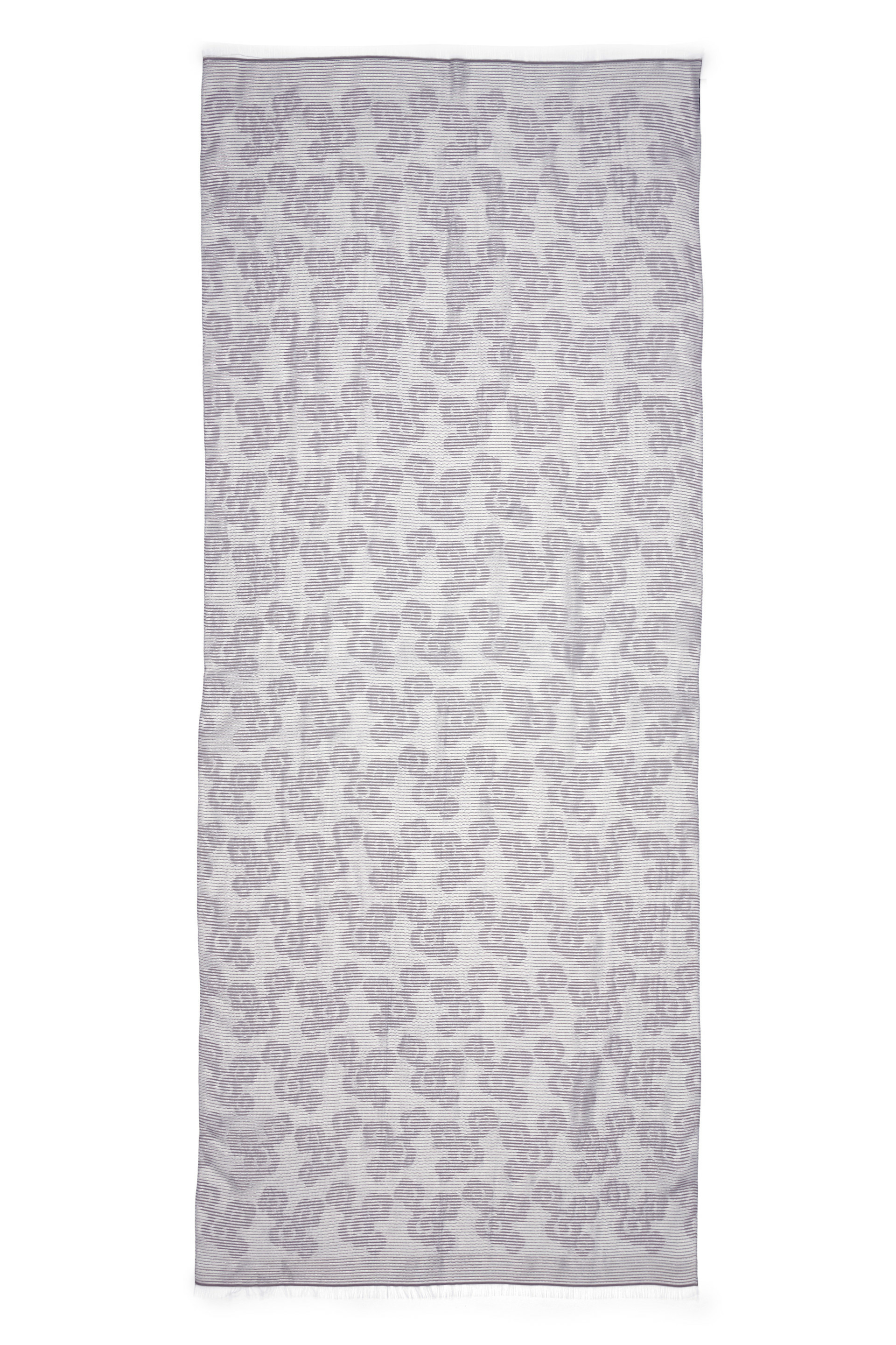 Lady woven stole lur-nebbia