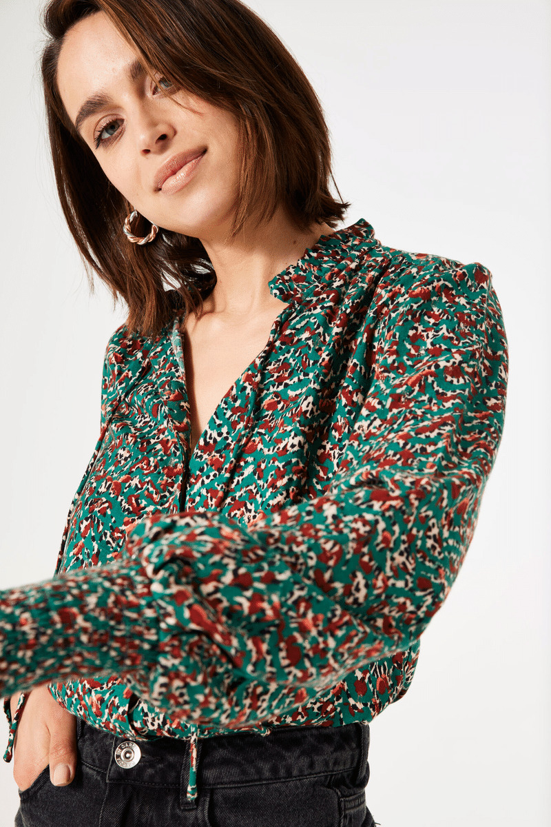 Women Shirt Green