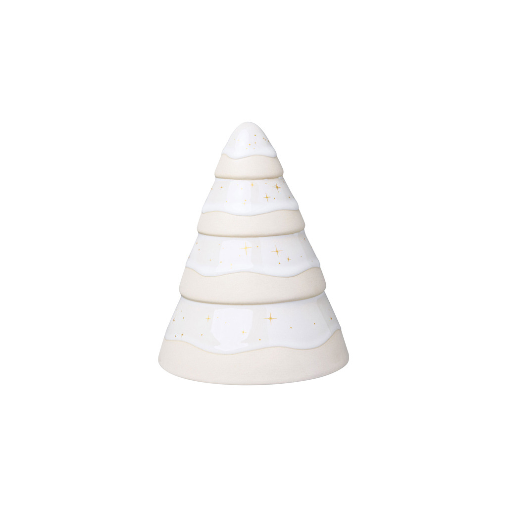 Winter Glow - Sapin de Noël, blanc, en porcelaine