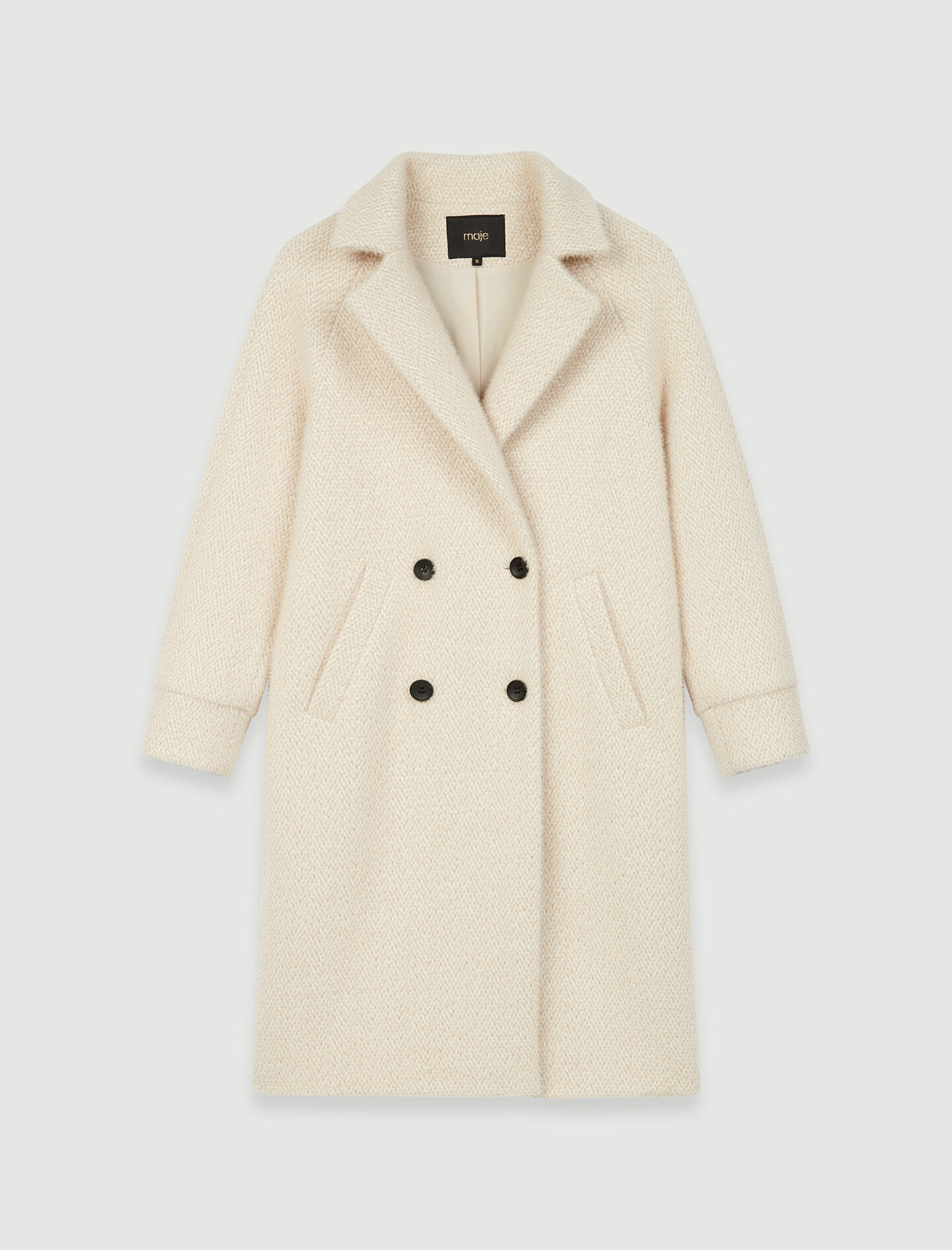 Manteau droit mi-long