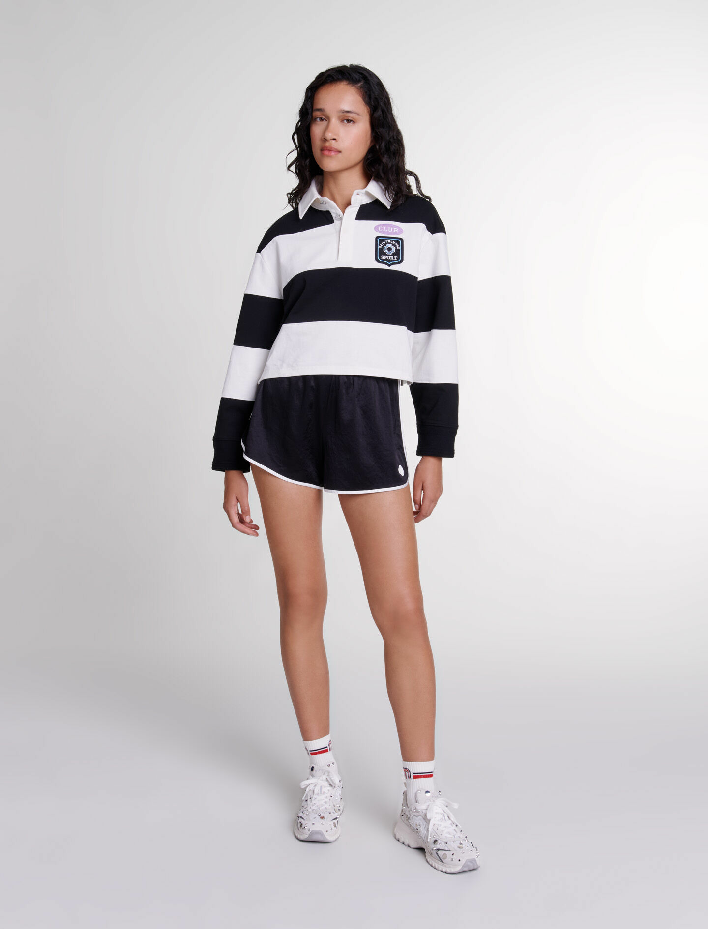 Short en satin