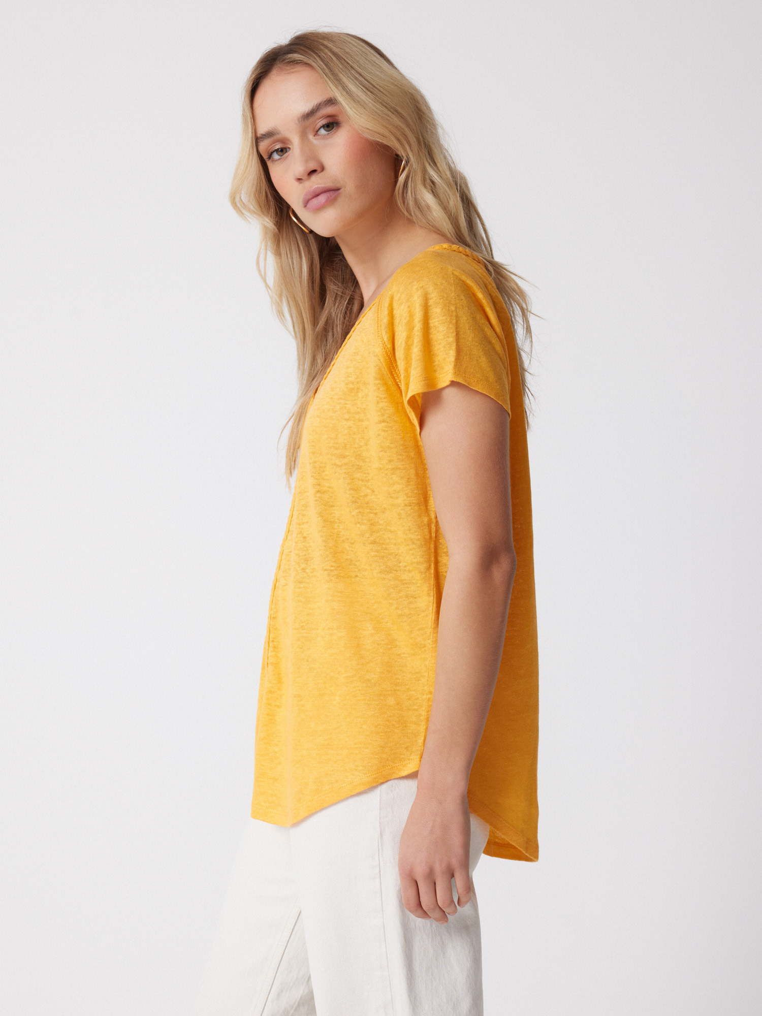 T-shirt lin Paula SUNSET
