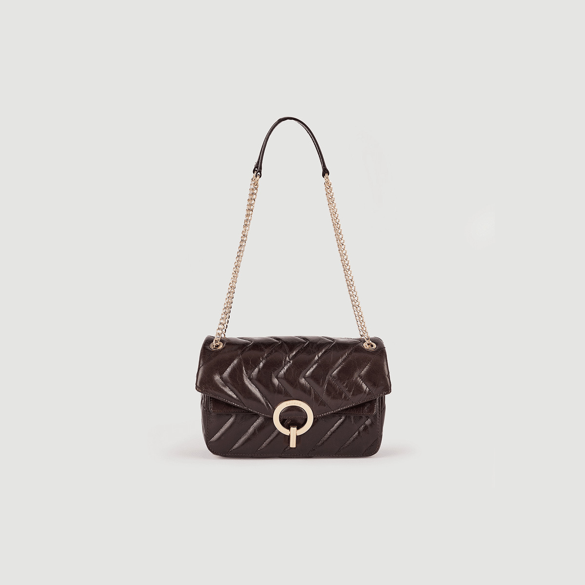 Sac Yza en cuir effet vieilli