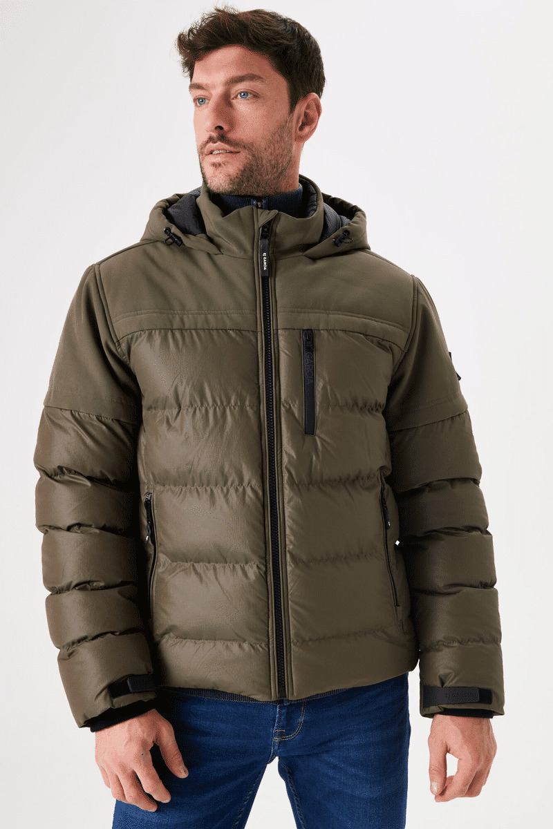 Men Coat Green
