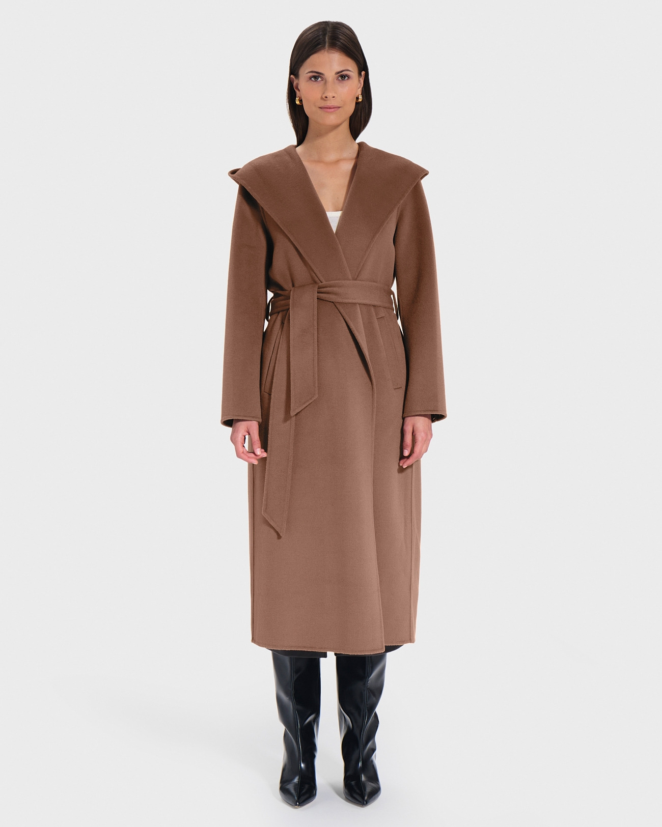 Manteau Mystere Camel en Laine