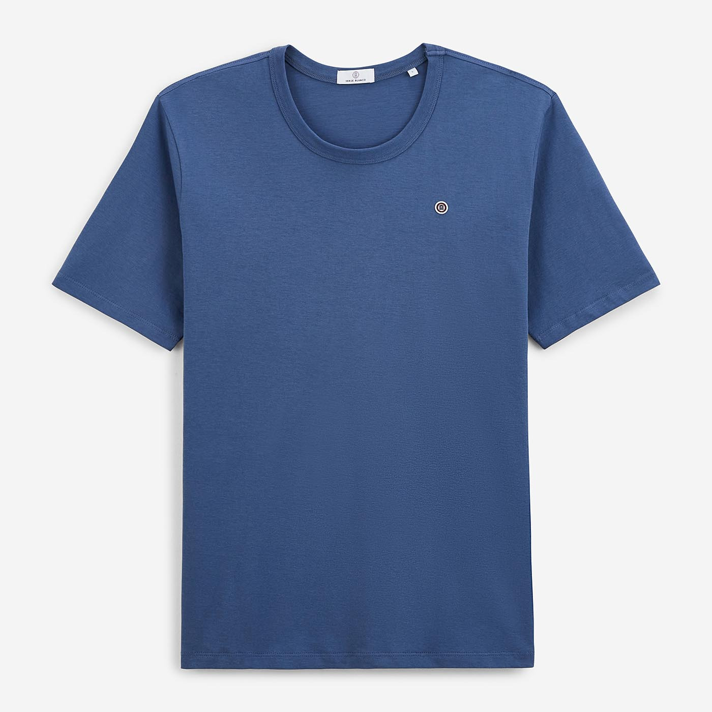 T-shirt manches courtes Theo bleu indigo