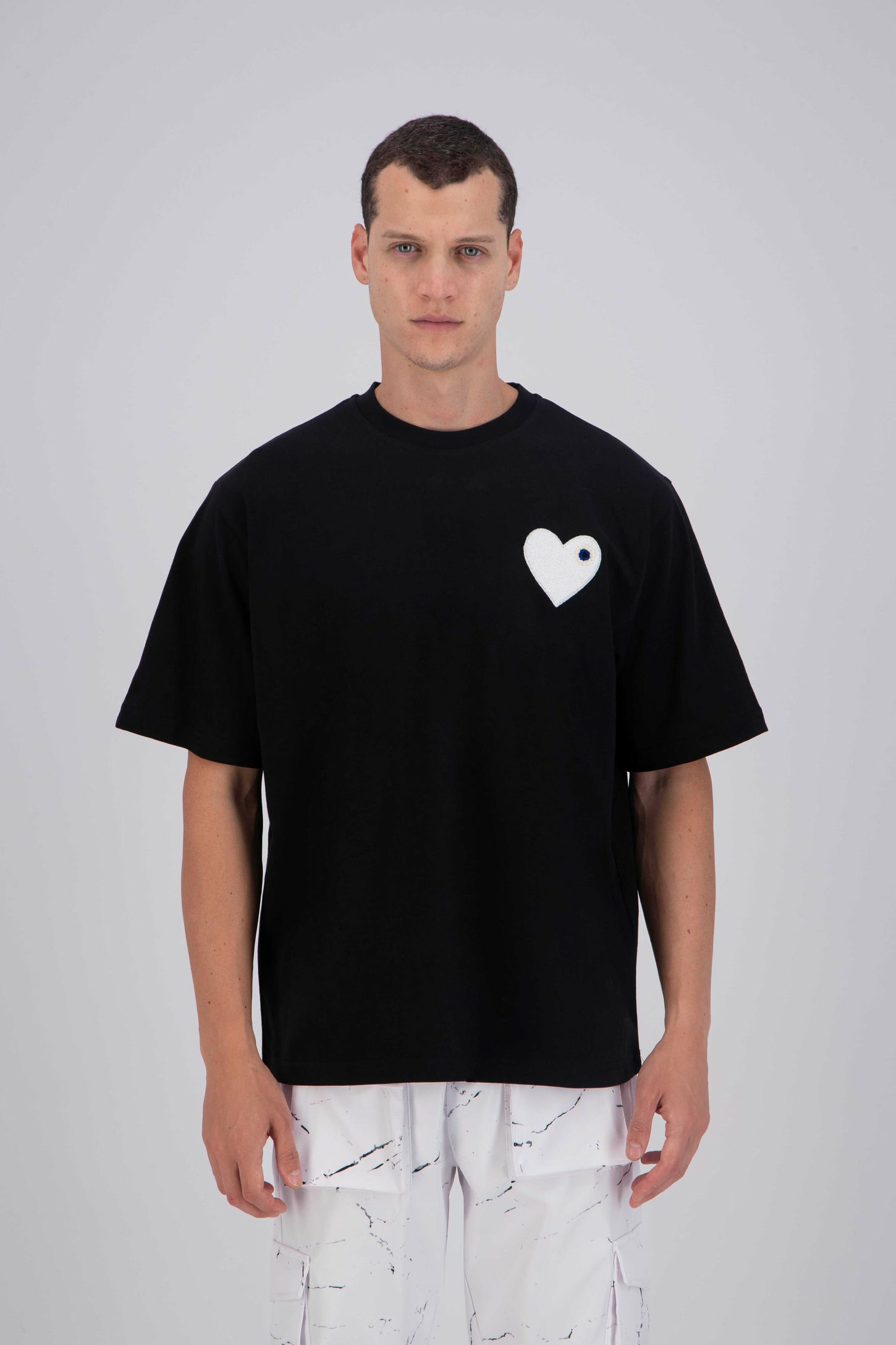 T-SHIRT COEUR CHIC