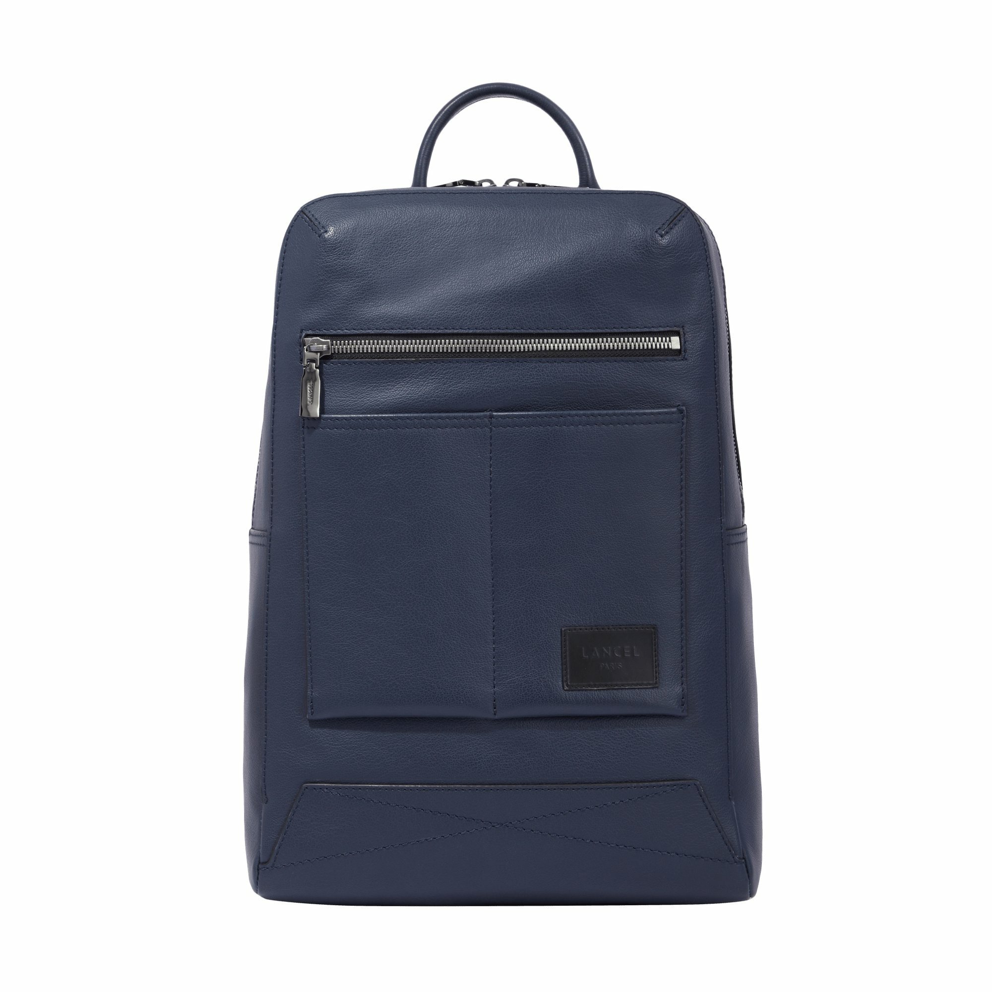 NEO NOMADE - SAC DOS 1 COMP ZIPPE - Bleu Minuit