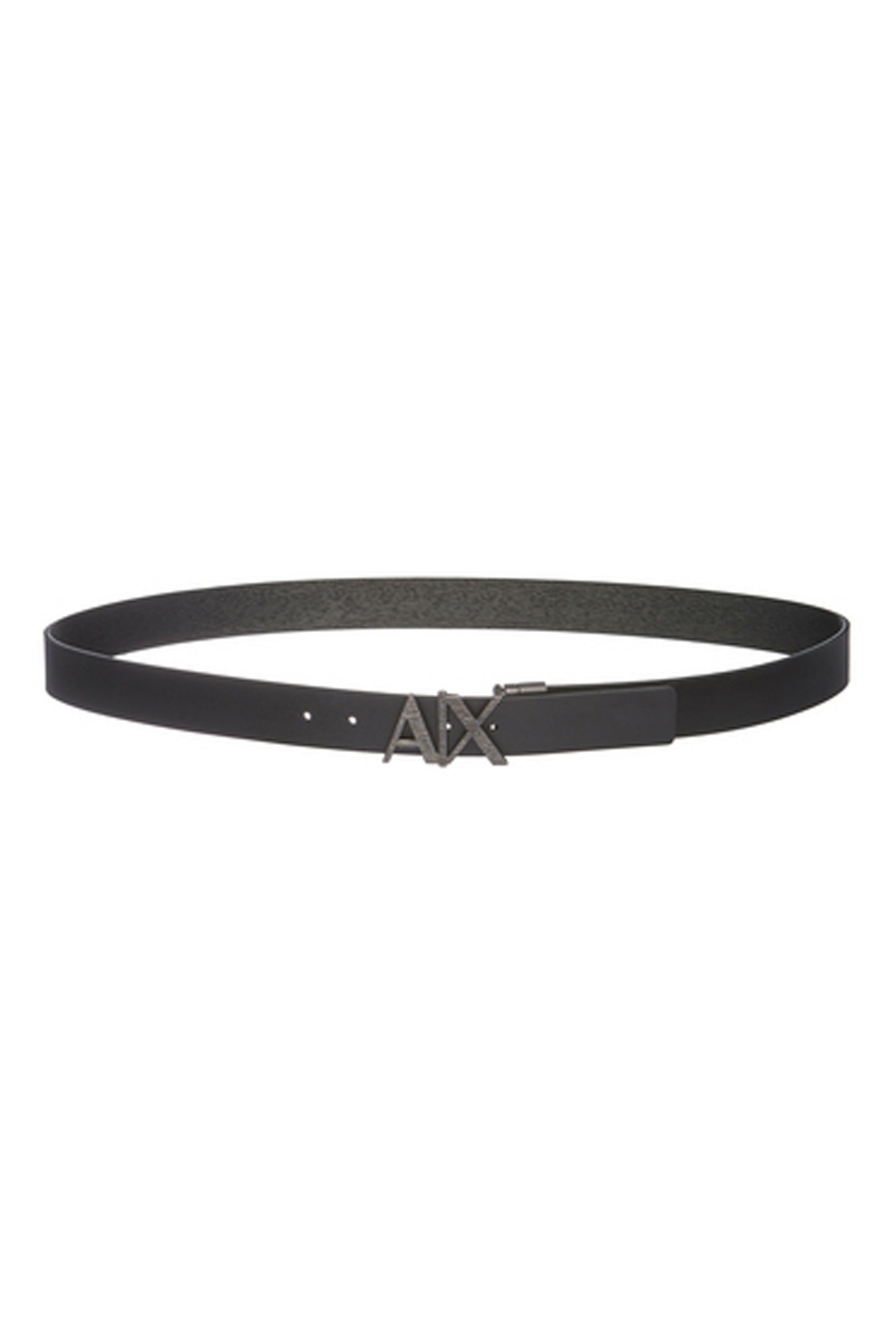 Ceinture homme ajustable/réversible - noir/noir