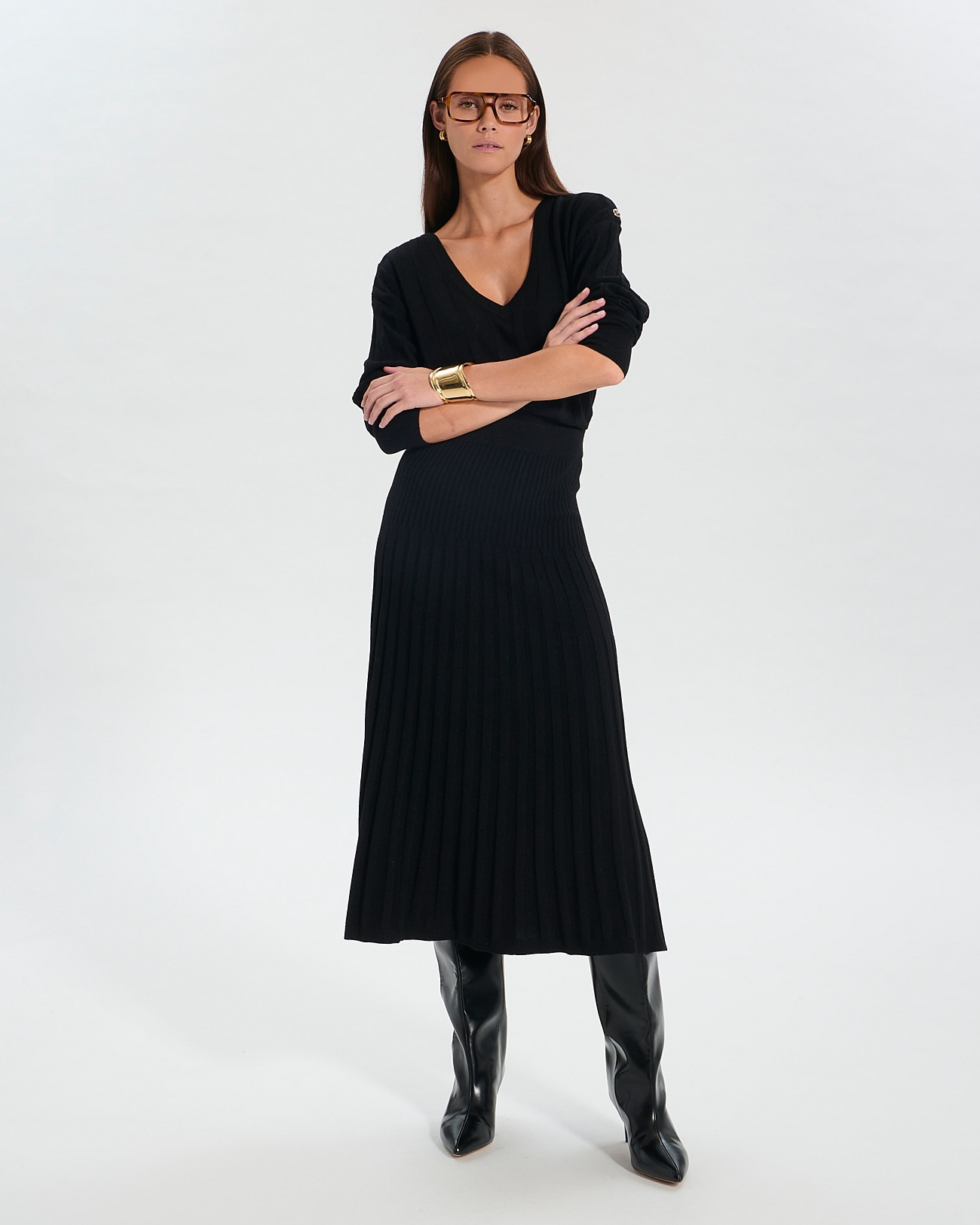 Jupe Jordan Noir en Nylon