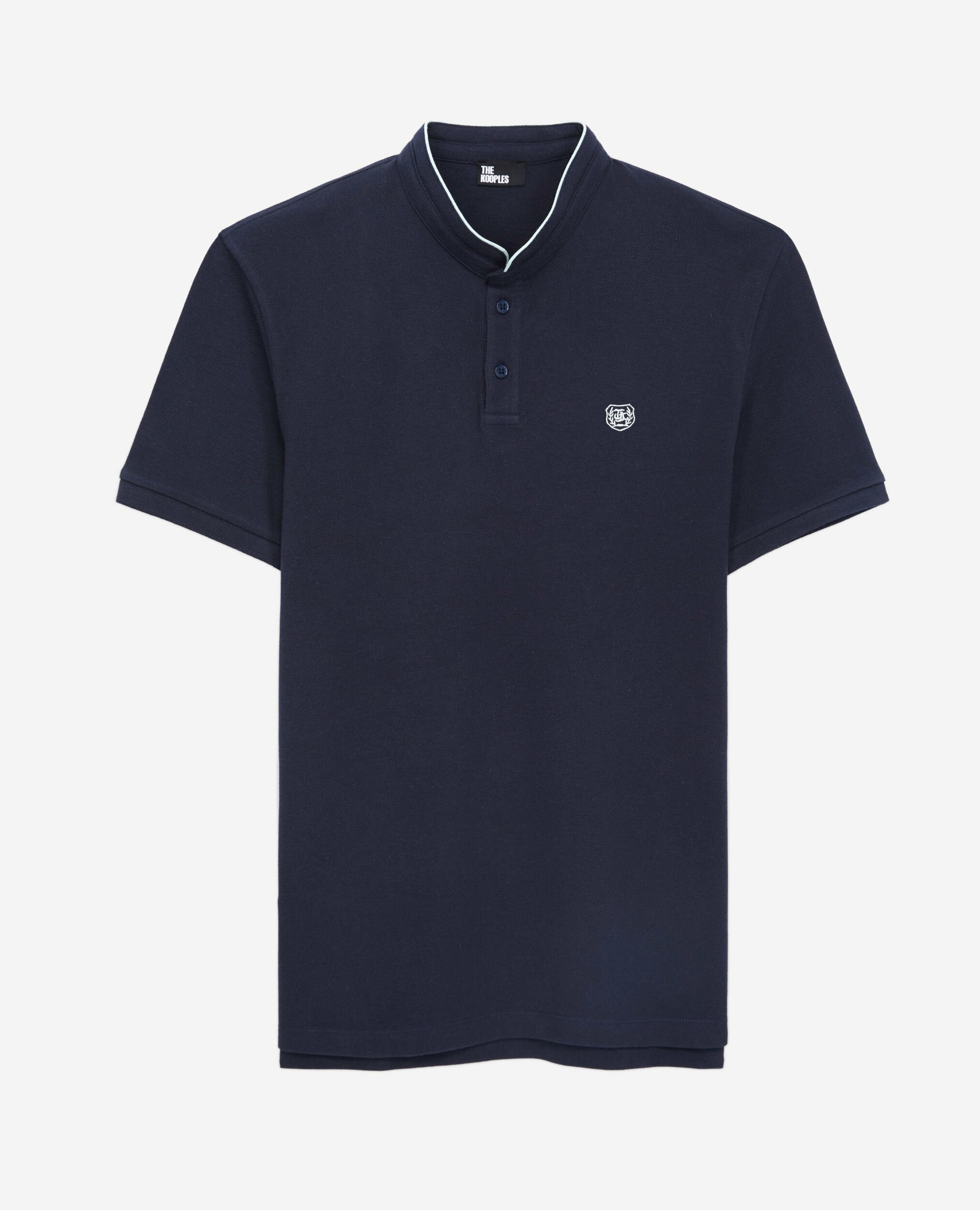 Polo Bleu Marine En Coton