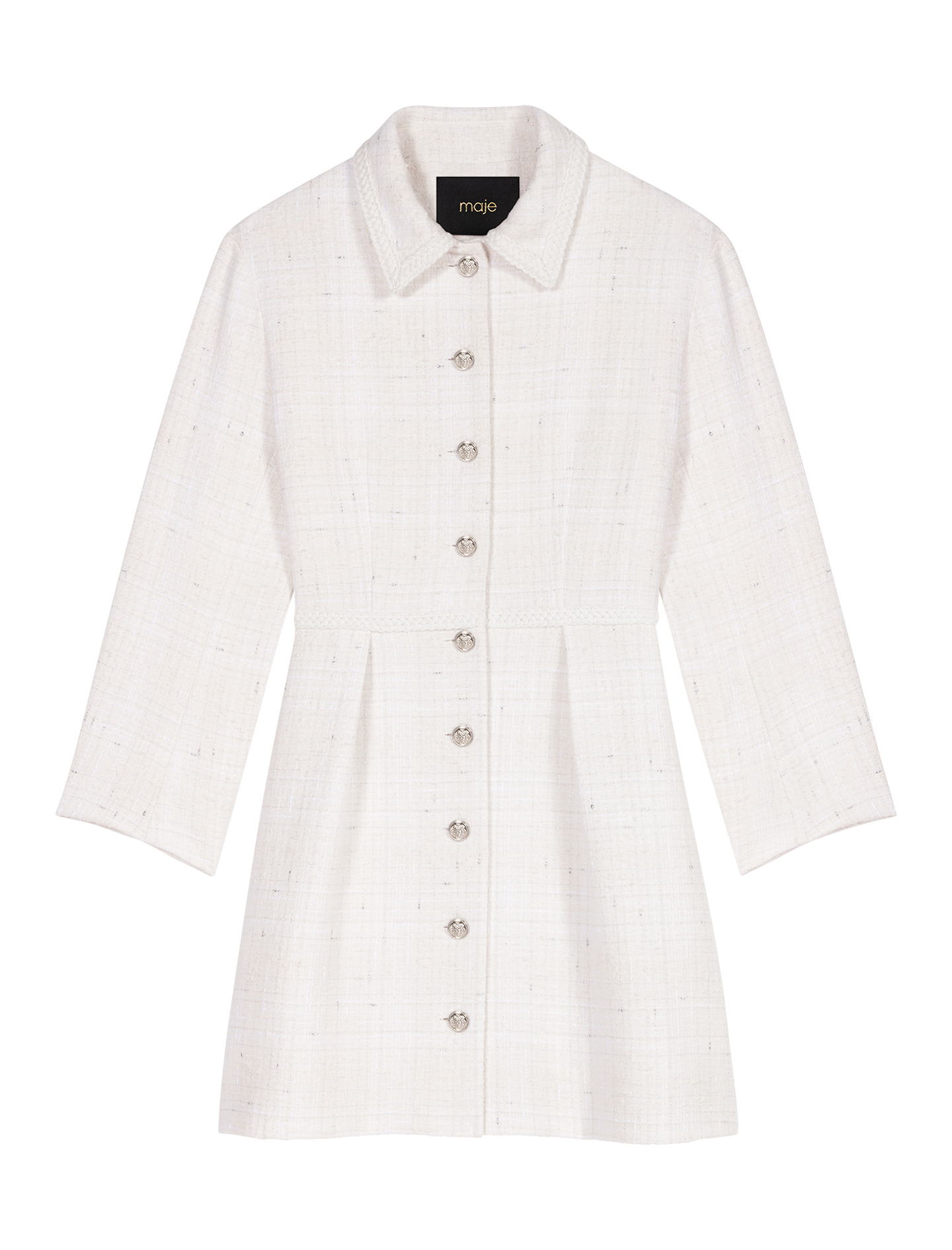 Robe courte en tweed