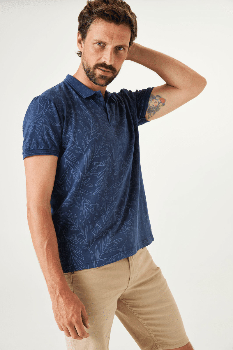 Men Polo Blue