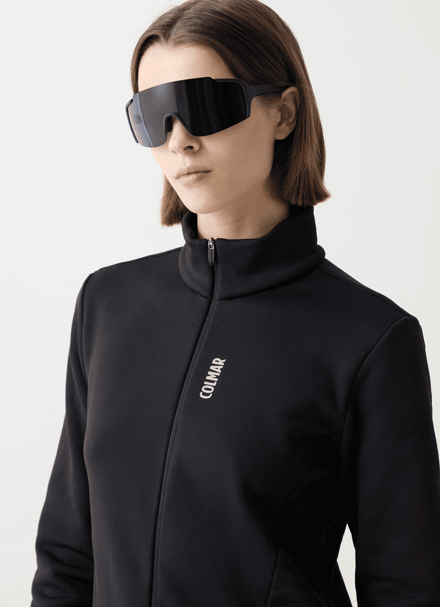 Polaire de ski stretch fermé par zip pleine longueur
