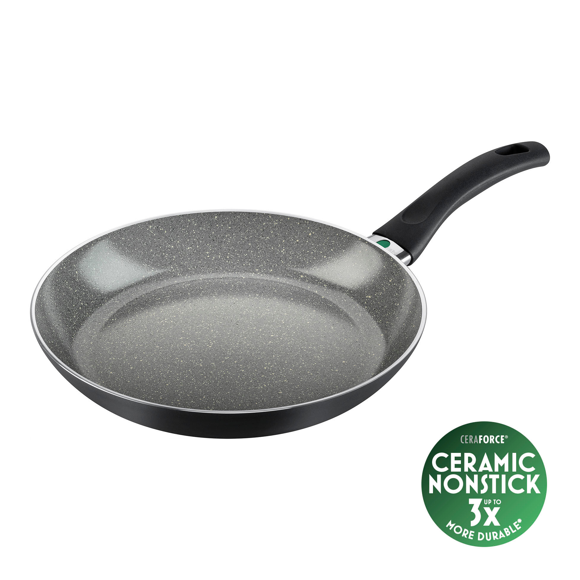 Poêle 28 cm, Aluminium, Noir, Céramique