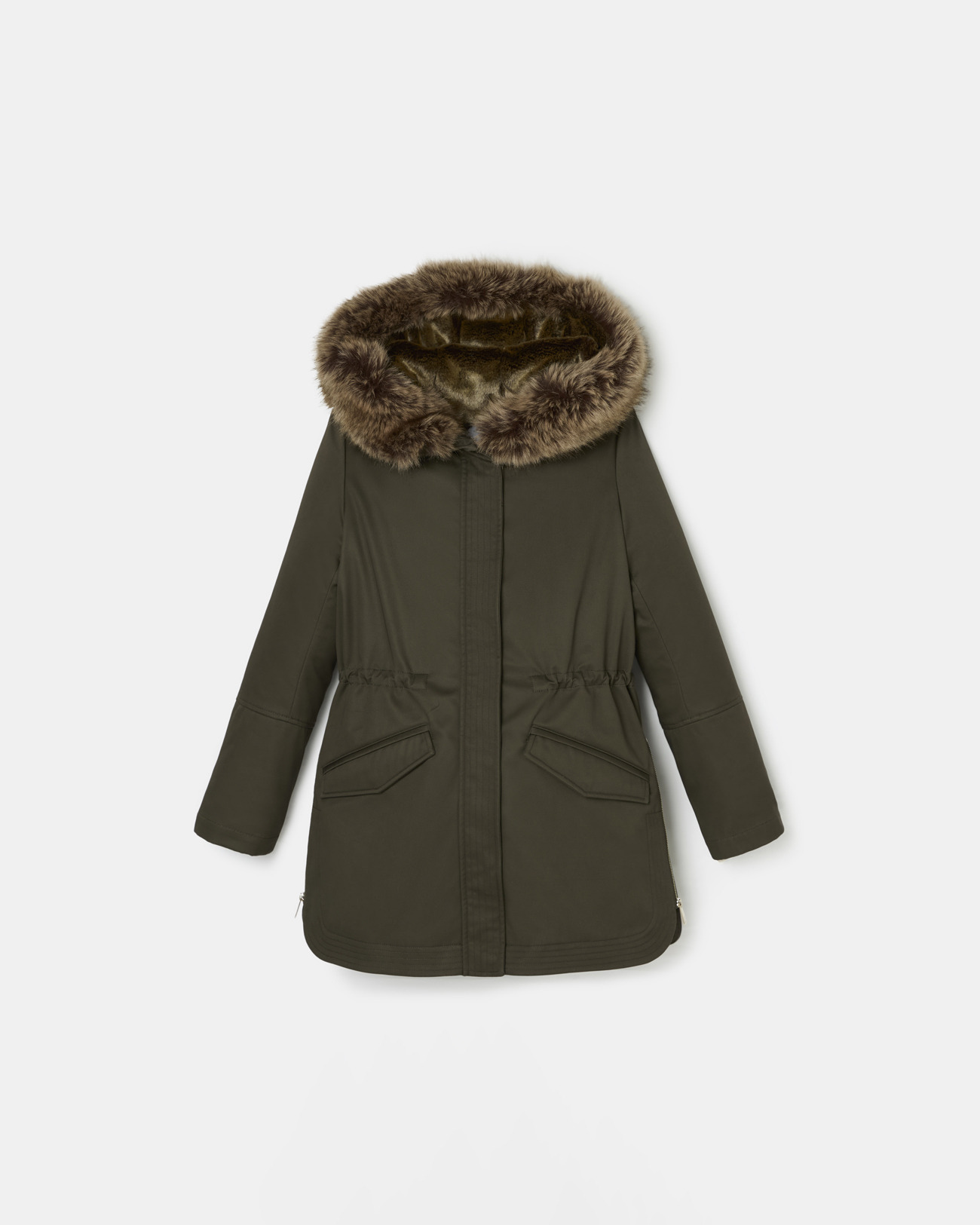 Parka Piriaf Kaki en Coton