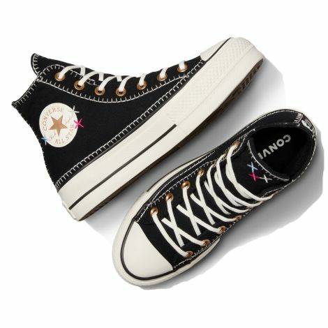 Chuck Taylor All Star Lift Hi Black/Egret/Gold