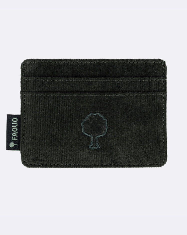 Porte carte vert foncé
