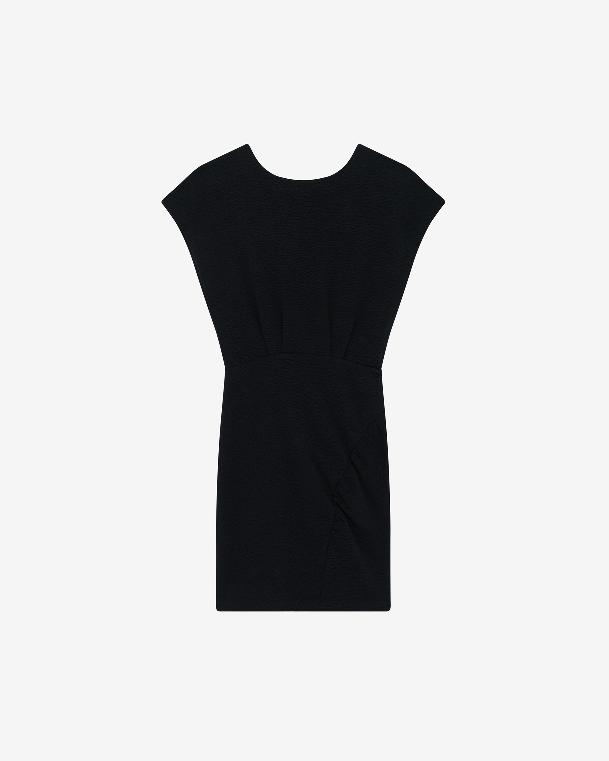 Robe Courte En Jersey Col Rond Verdi